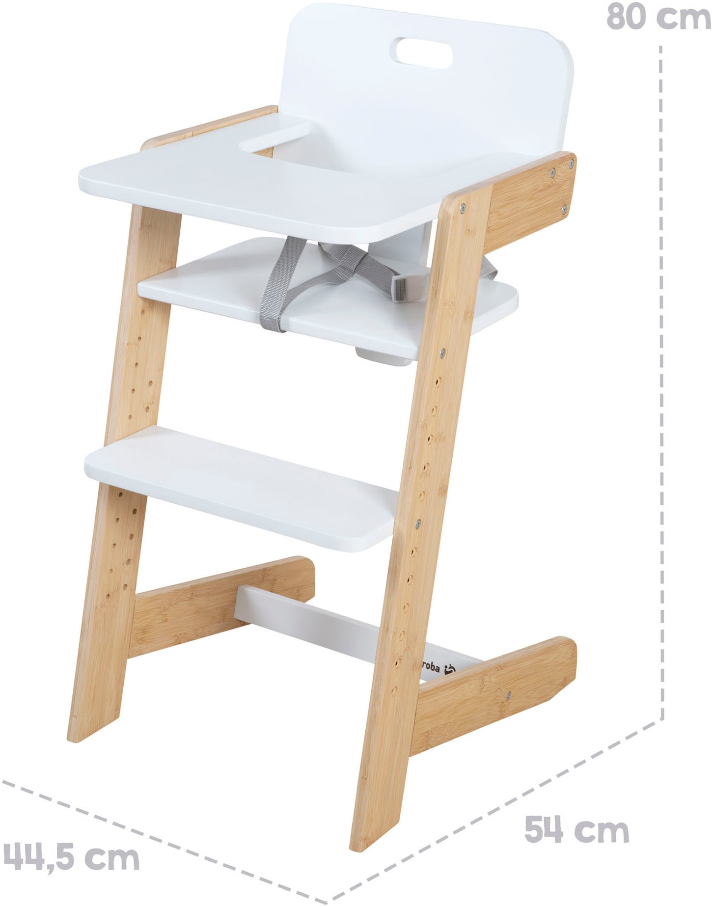 roba® Chaise haute »Lernturm Nature Up« ()