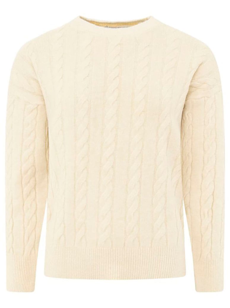 Zwillingsherz Pull en tricot »"Zopfstrick"« Rundhalsausschnitt, Zopfstrick, Langarm