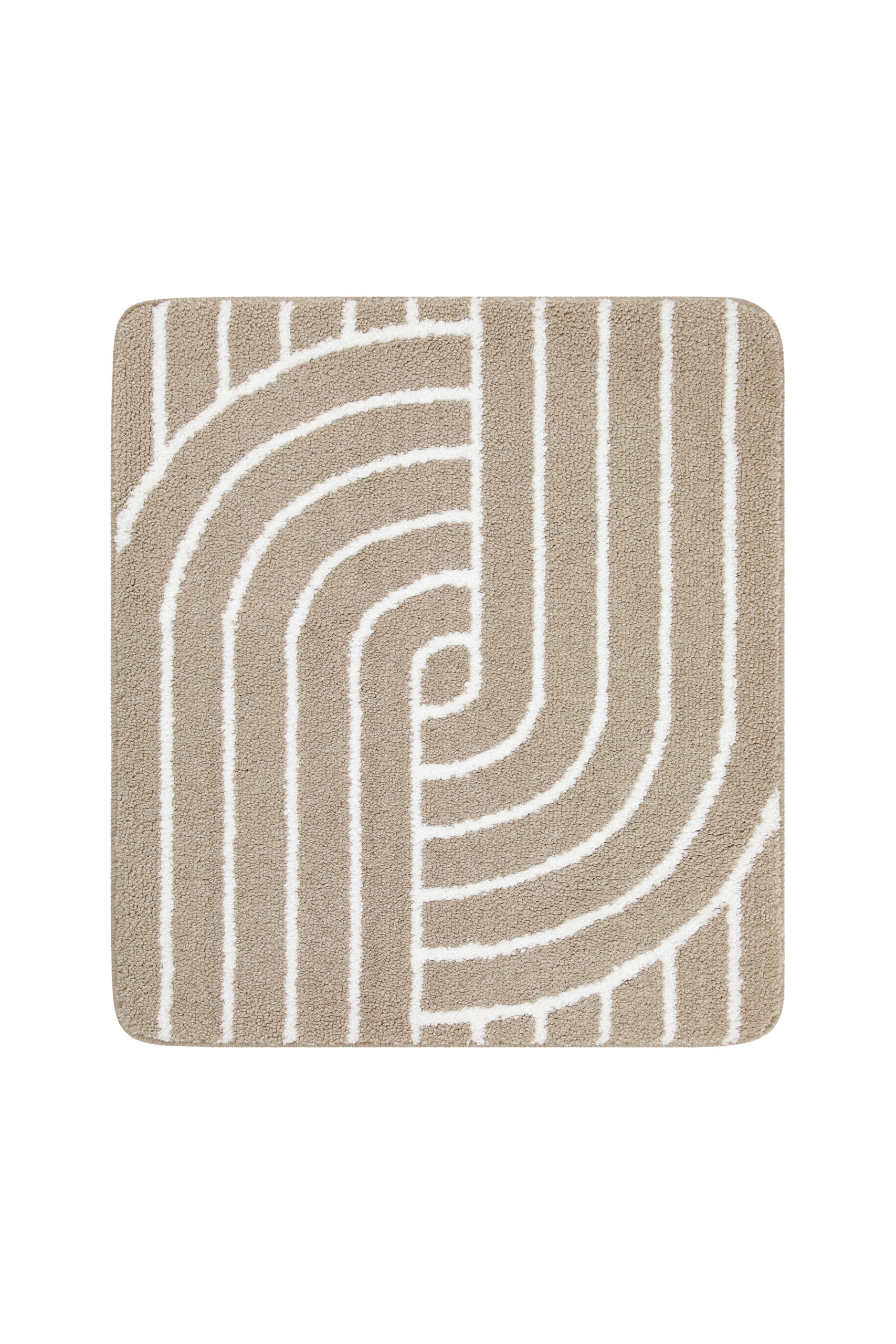 Wecon home Basics Tapis de bain »Hilda« Höhe 15 mm lavable, antidérapant, résistant, facile d'entretien avec motif rétro