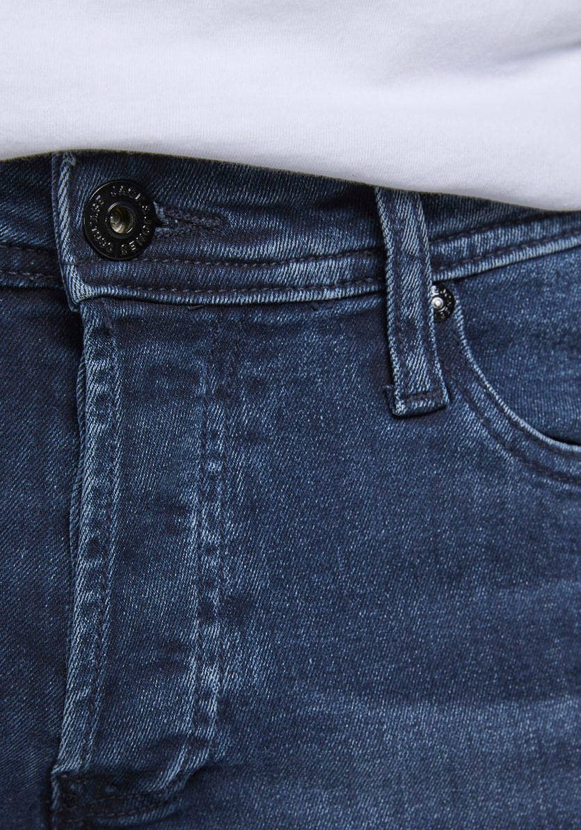 Jack & Jones Jeans slim »JJIGLENN  Slim-Fit mit Stretch und praktischer 5-Pocket-Form« Mélange de coton, coupe slim