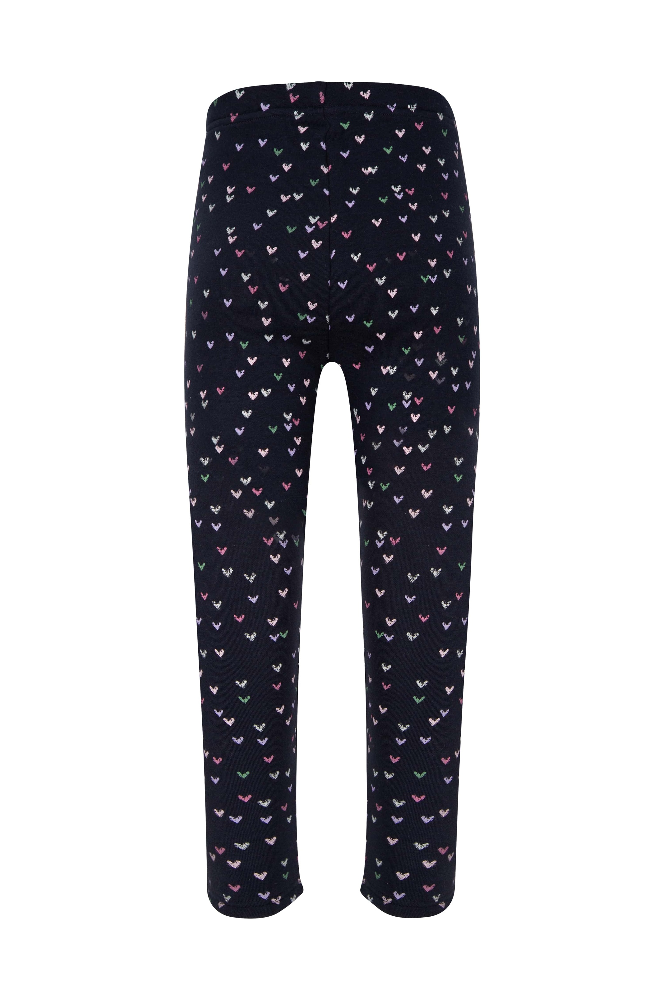 happy girls Strickleggings  im süssen Herzchen-Allover