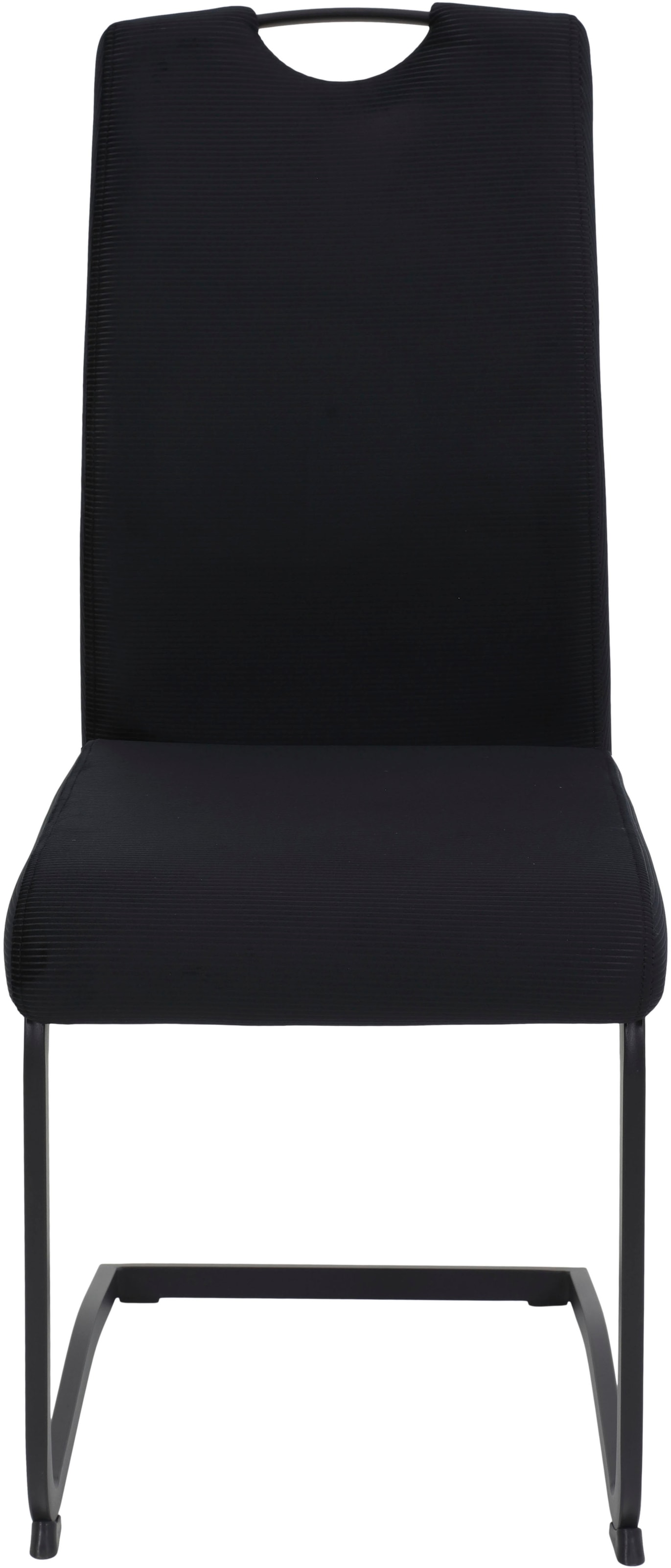 HELA Freischwinger »RIGA II« (Set) 2 Stk.Freischwinger,Vierkantrohrgestell,mit Griff,Samt Cordoptik