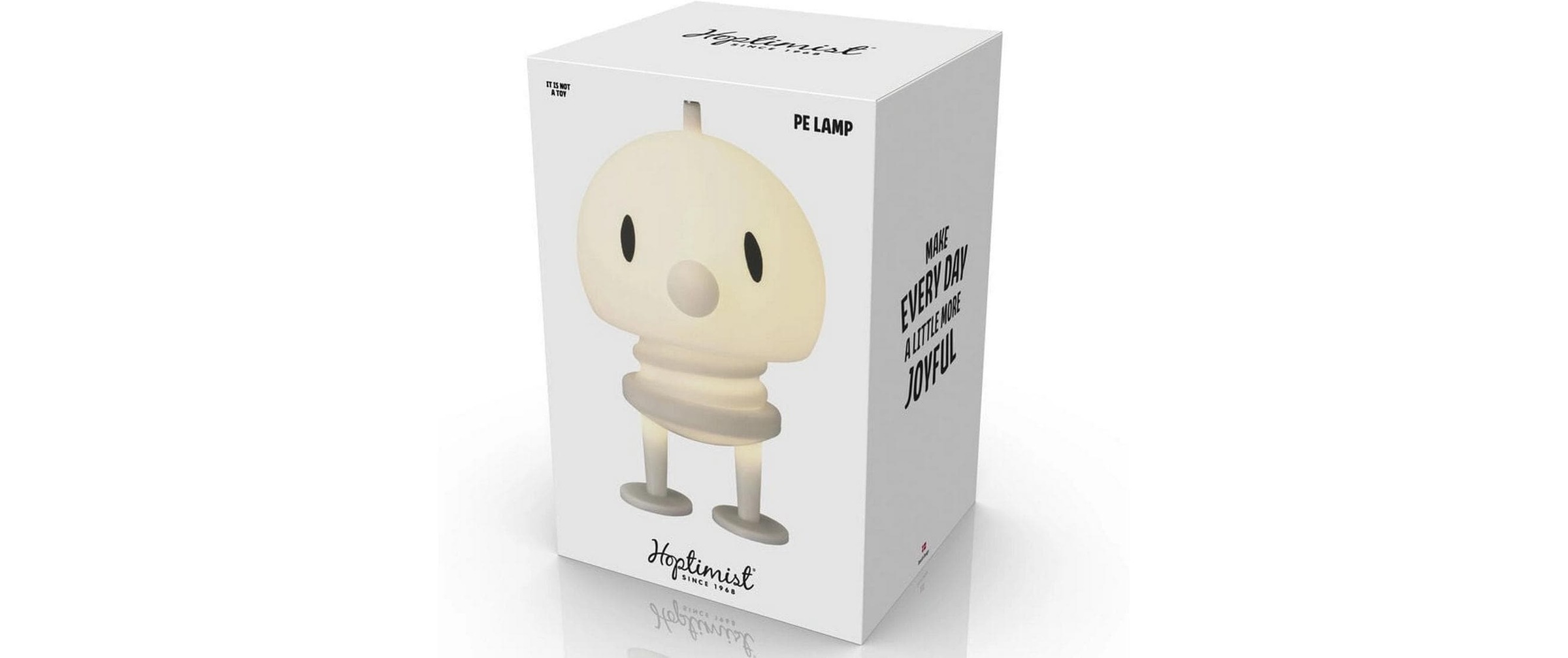 HOPTIMIST Tischleuchte »Soft PE-Lampe XL, 15 x 15 x 23 cm« 1 Stk. Neutralweiss