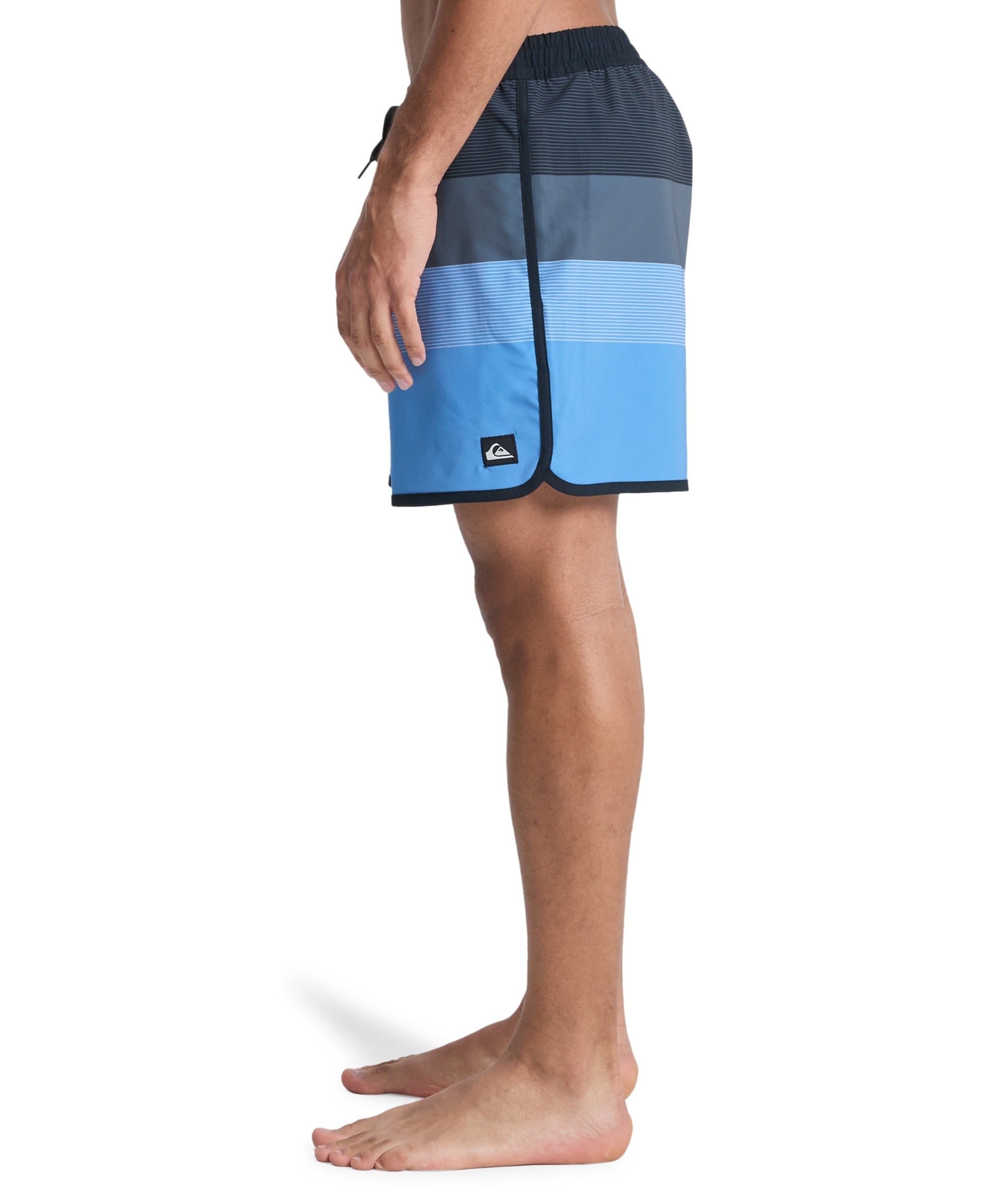 Quiksilver Badeshorts »STRETCH SCALLOP VOLLEY 16« schnell trocknendes Material, aus Polyester und Elasthan