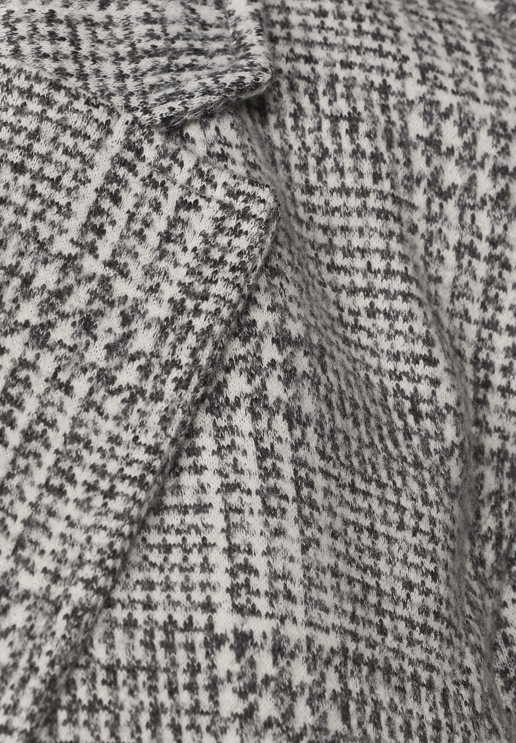 STREET ONE Veste blazer avec motif à carreaux et boutons