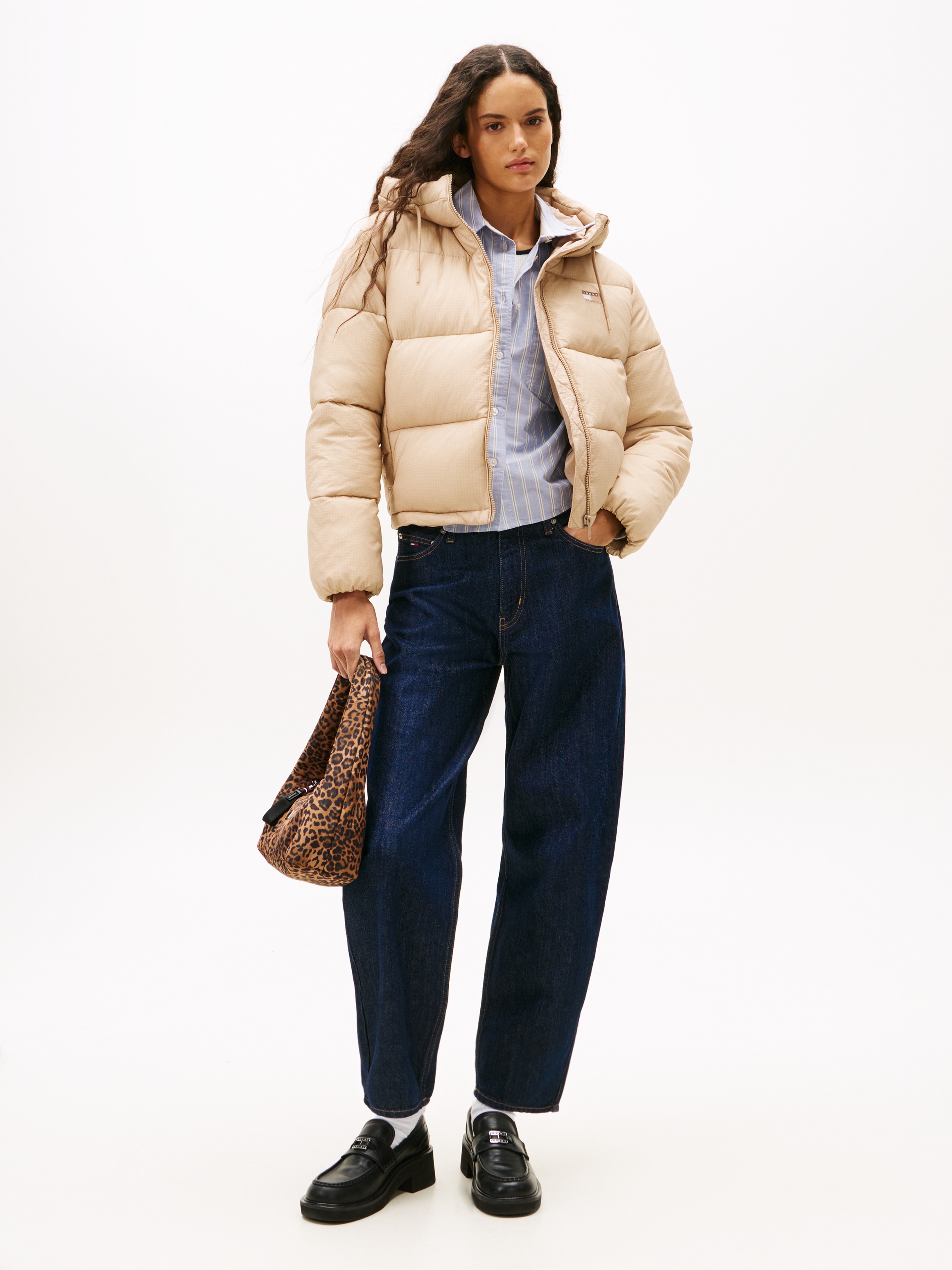 Tommy Jeans Veste matelassée »TJW HOODED PUFFER JACKET« mit Kapuze