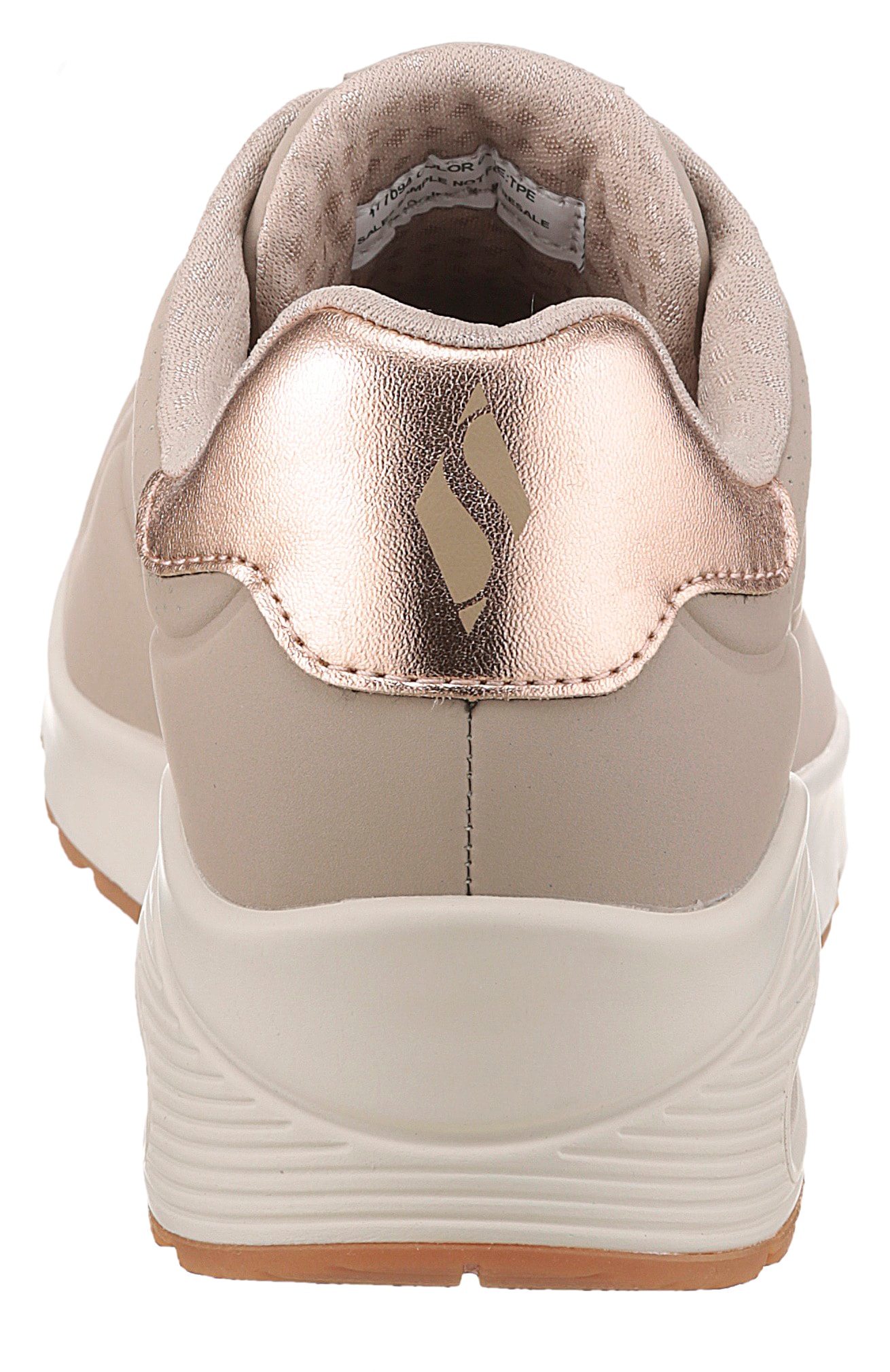 Skechers Sneaker »UNO GOLDEN AIR«  Freizeitschuh, Halbschuh, Schnürschuh mit Metallic-Einsatz