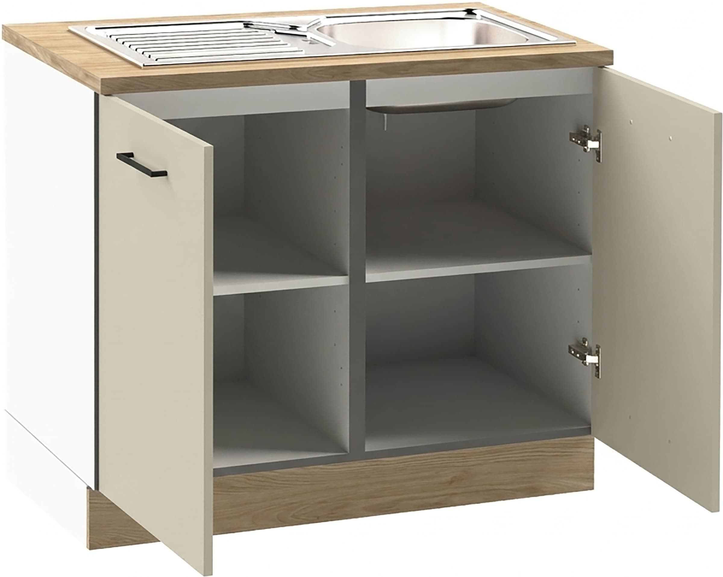 KOCHSTATION Spülenschrank »KS-Kolari« 1 Stk. tlg. Masse (B/T/H): 100,1 x 60 x 88 cm