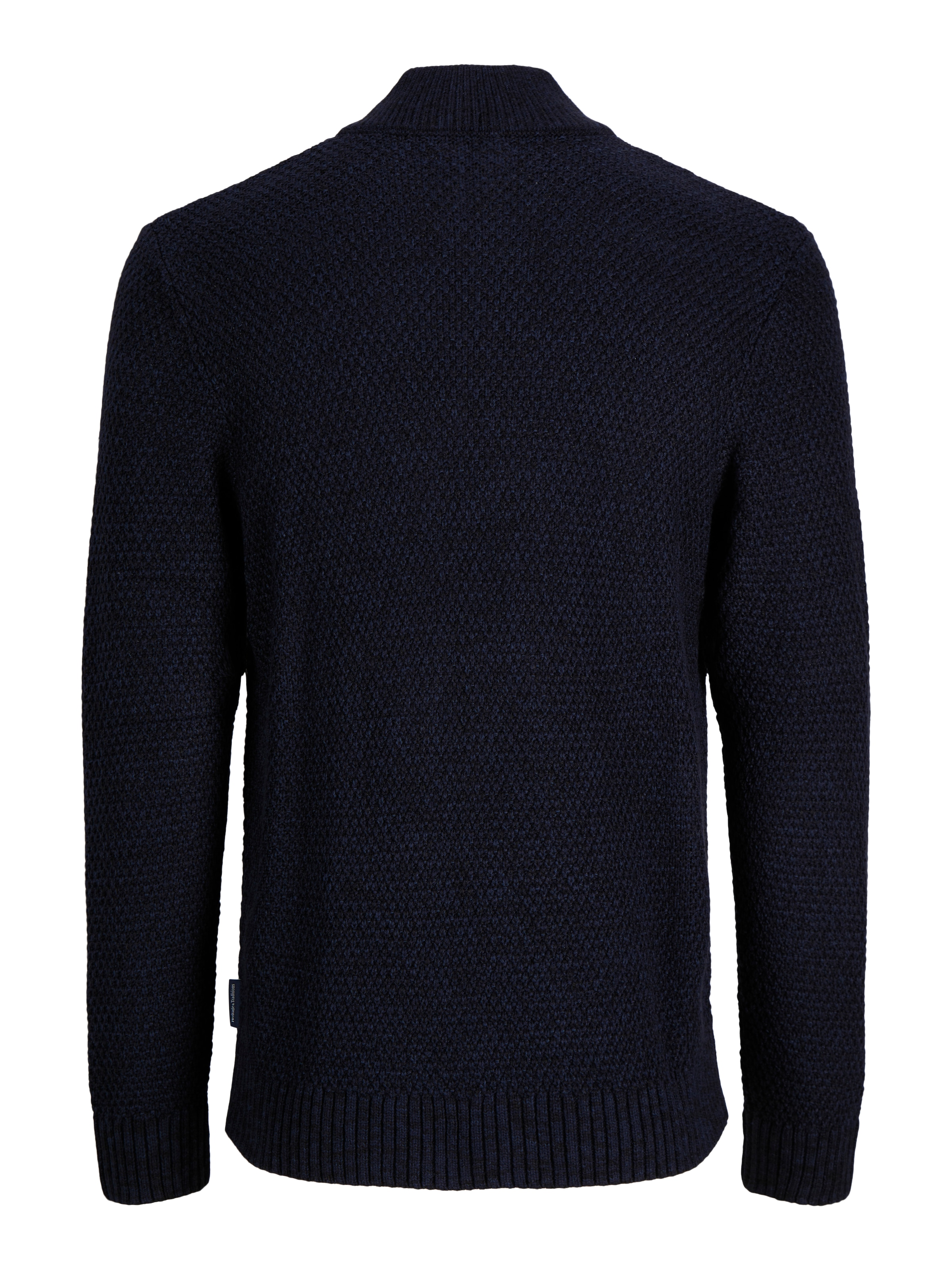 Jack & Jones Troyer »JJJAMES KNIT HALF ZIP« Materialmix, regular fit