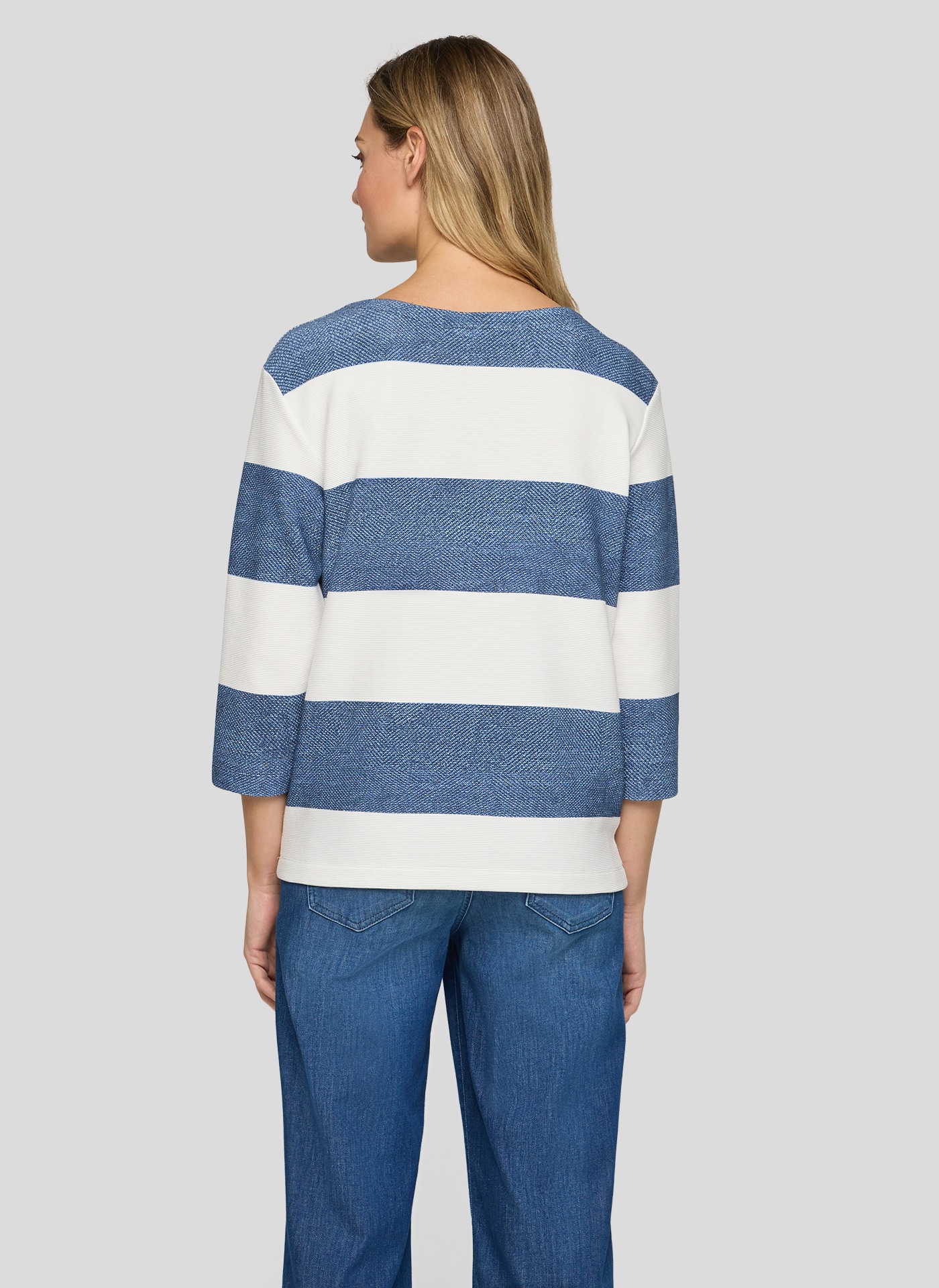 Rabe 3/4-Arm-Shirt mit All-Over Schriftzügen