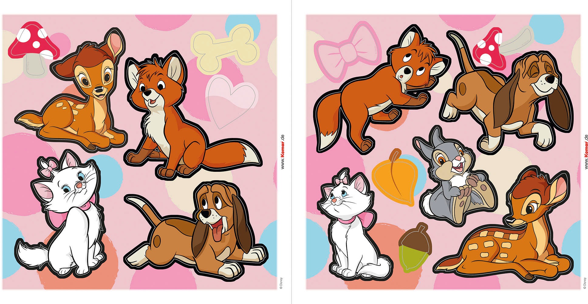 Komar Autocollant mural »Playful Kindergarten - Grösse 50 x 70 cm« selbstklebend, Wandsticker, Kinderzimmer