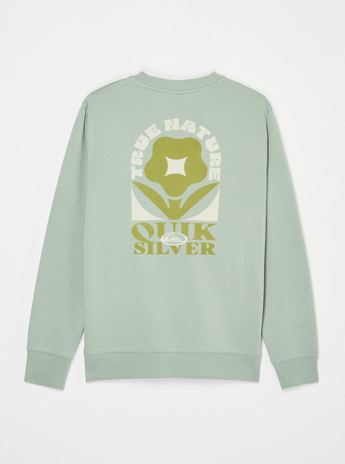 Quiksilver Sweatshirt »TRUE CREW«, aus Baumwolle und Polyester, erhältlich in den Grössen S bis XXL
