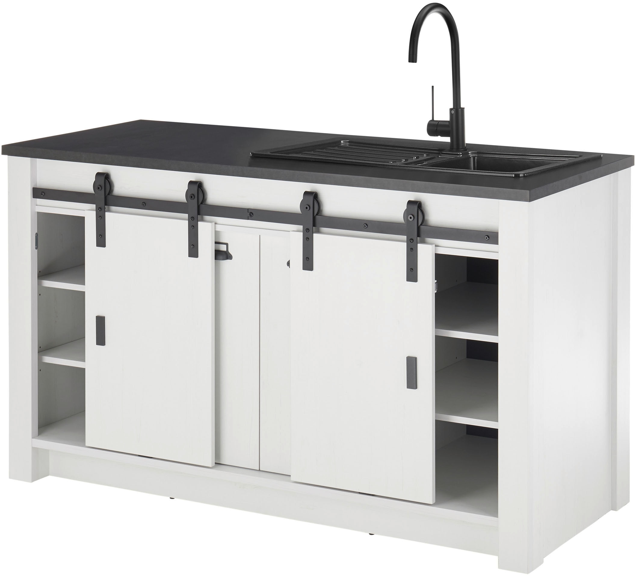Home affaire Kitchenette »Sherwood« Breite 284 cm, mit Herdumbauschrank, ohne E-Geräte