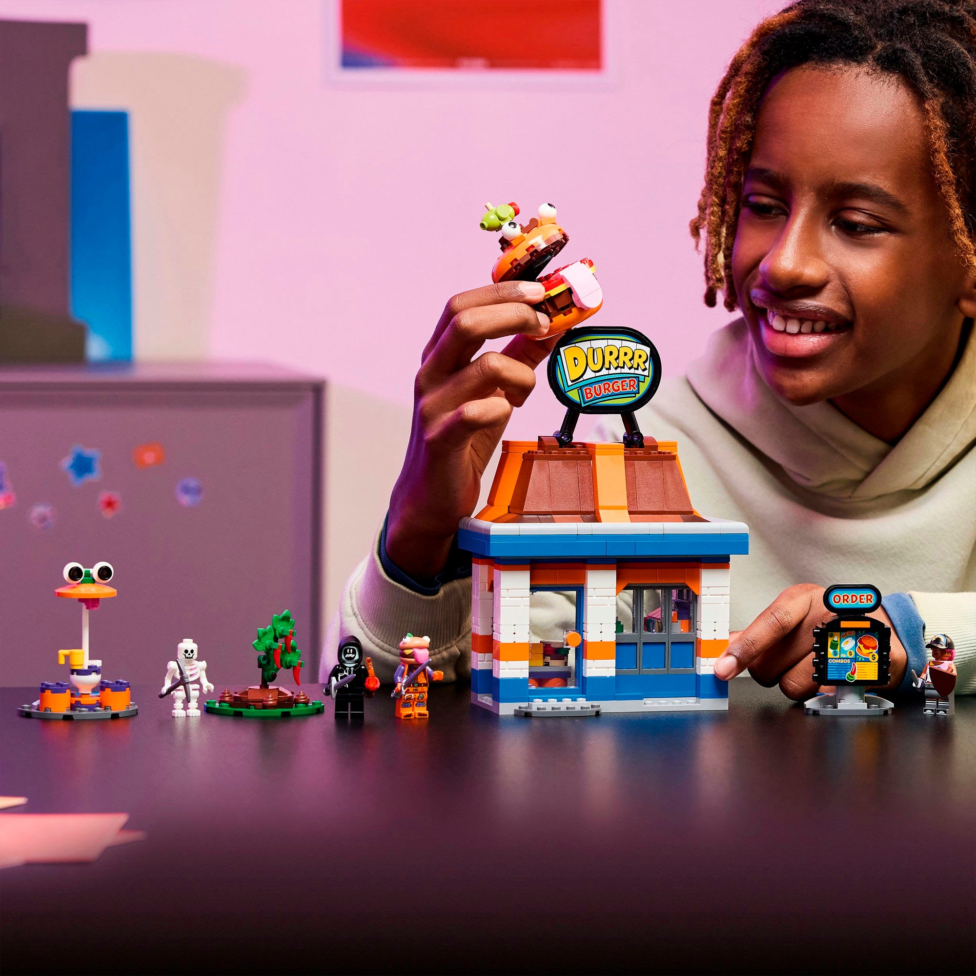 LEGO® Pions de construction »Durrr Burger Restaurant (77076), LEGO Fortnite« Made in Europe