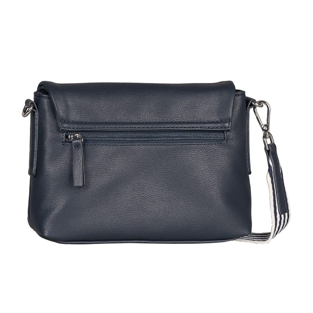 TOM TAILOR Sac à bandoulière »Orla Stripe« en similicuir doux au look moderne avec sangle en tissu estivale