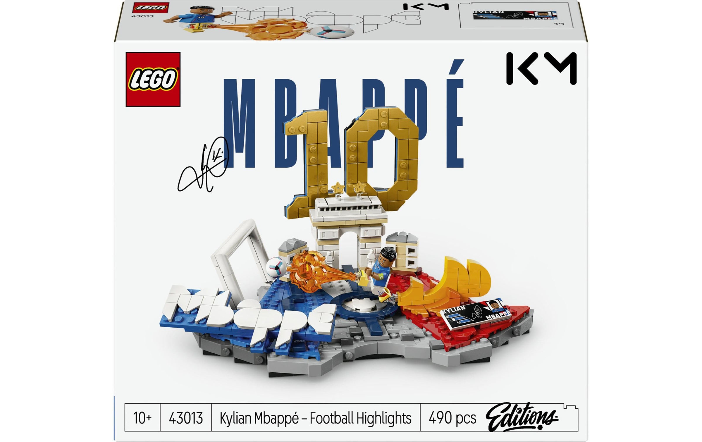 LEGO® Konstruktionsspielsteine »Kylian Mbappé – Fussball-Highlights (43013), LEGO Editions Football«