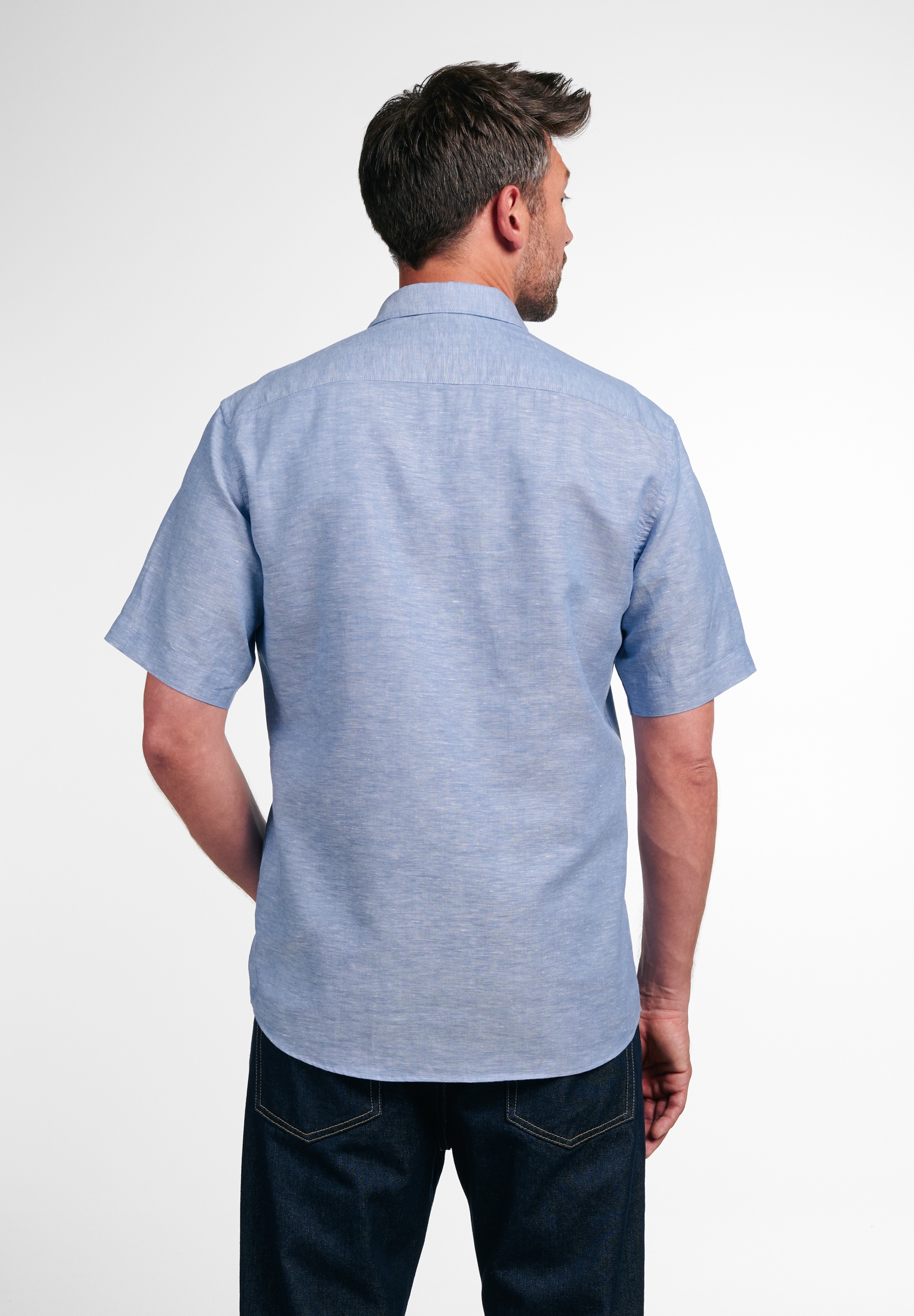 Eterna Chemise à manches courtes »REGULAR FIT« EASY IRON (bügelleicht)