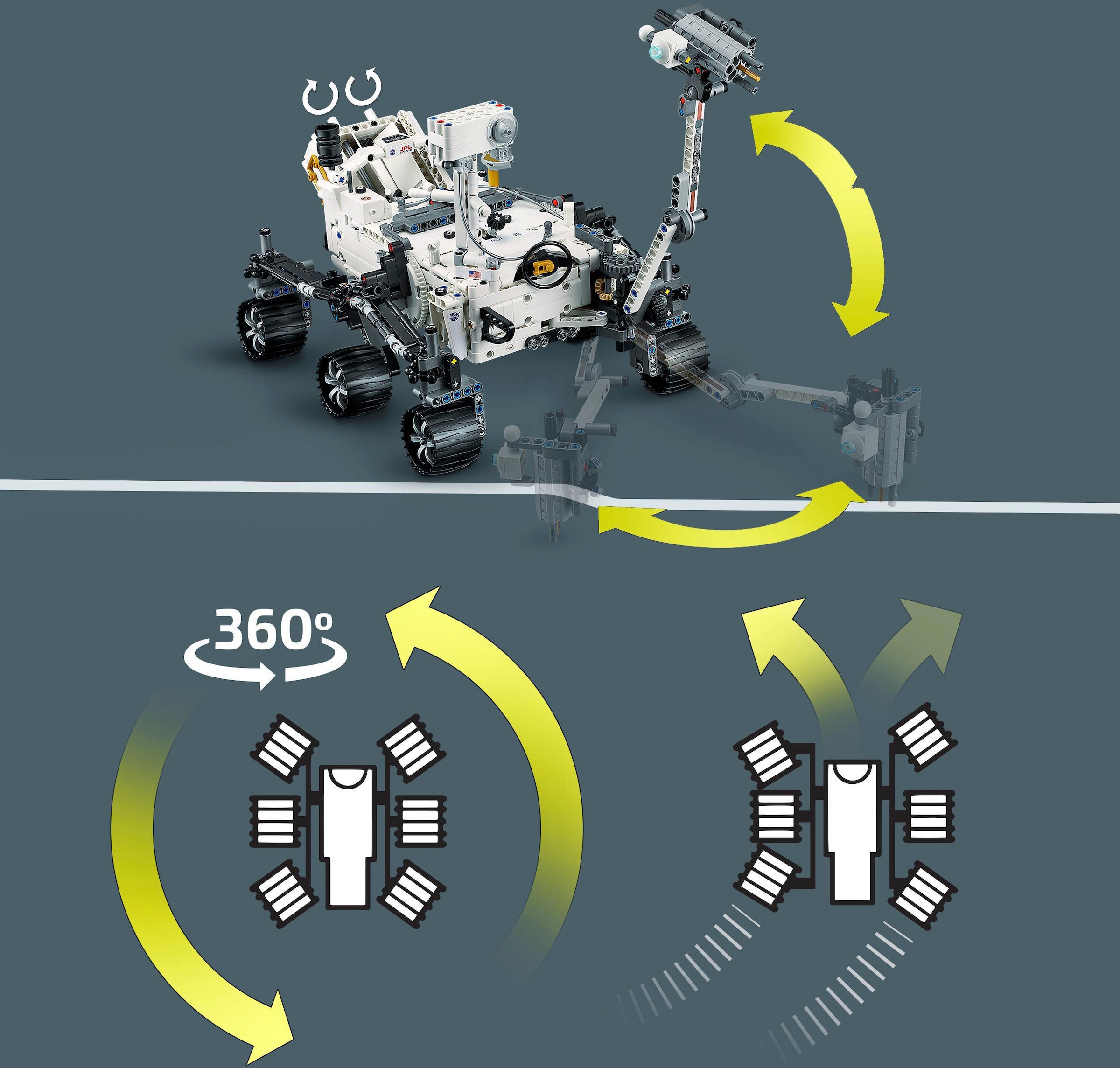 LEGO® Konstruktionsspielsteine »NASA Mars Rover Perseverance (42158), LEGO® Technic« Made in Europe
