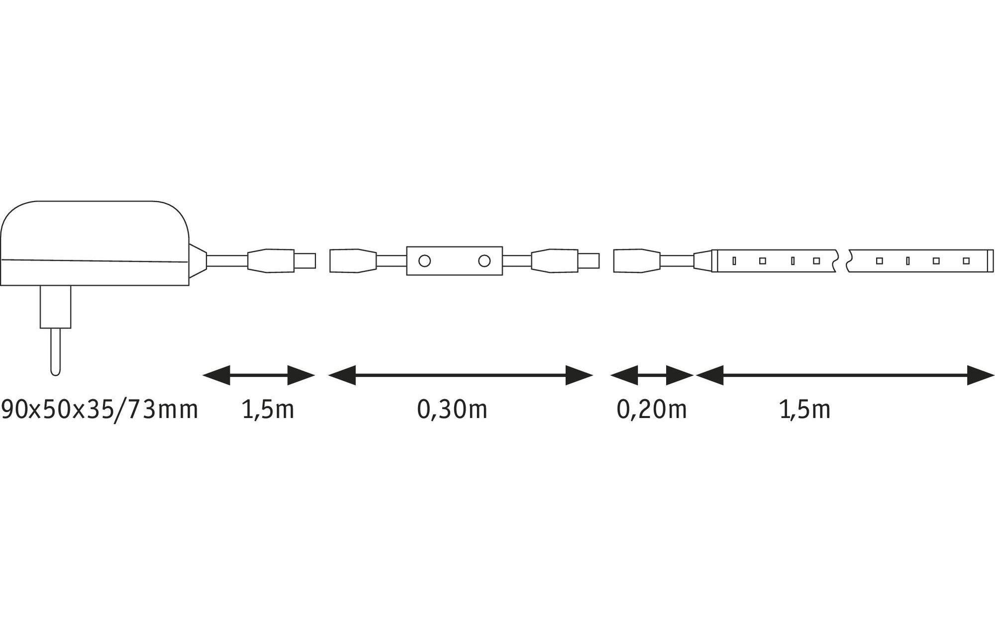 Paulmann LED Deckenleuchte »SimpLED Power 3« 1 Stk.