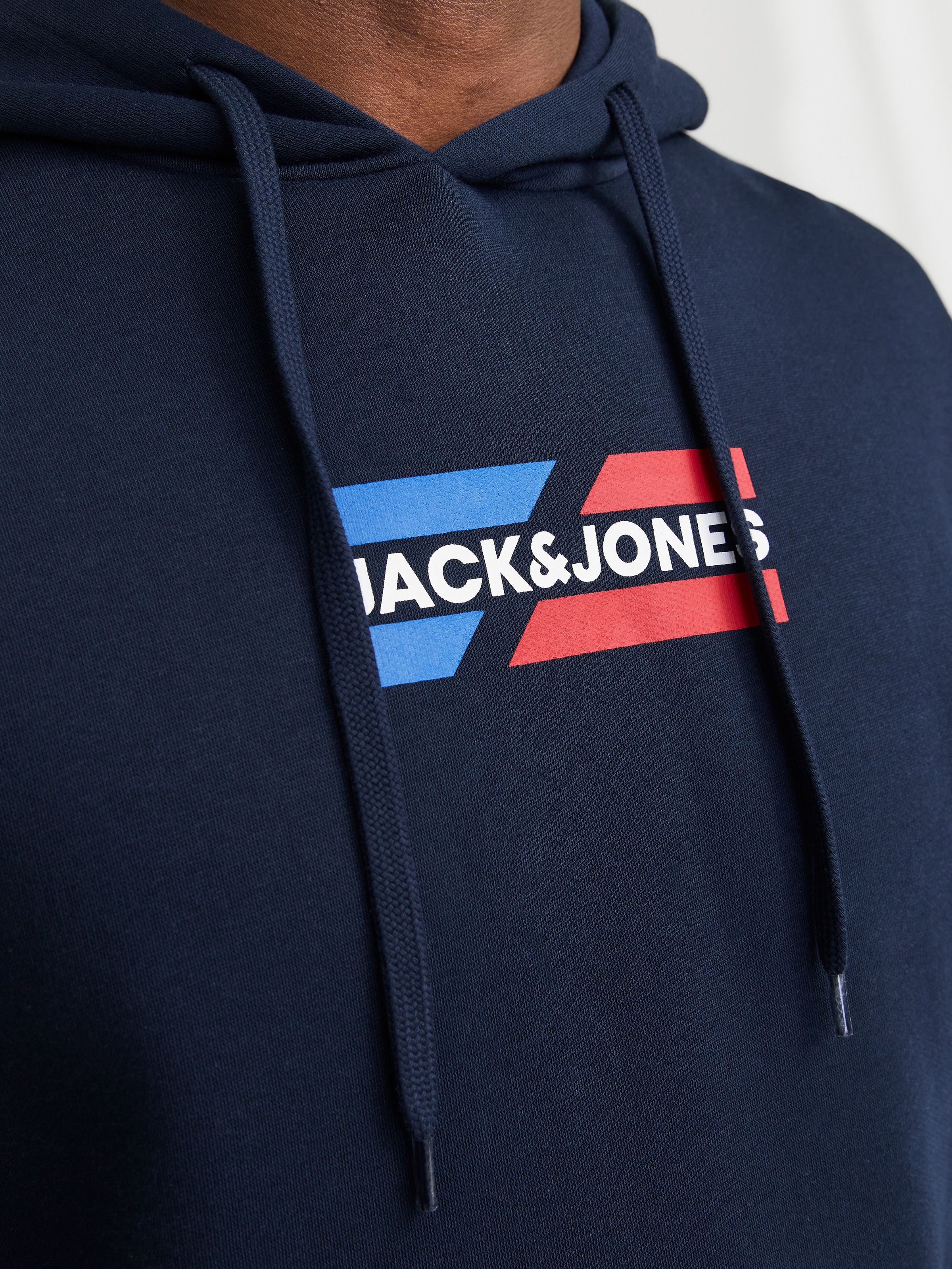 Jack & Jones Sweat à capuche »JJECORP GRAPHIC SWEAT HOOD NOOS«, mit Logo Print
