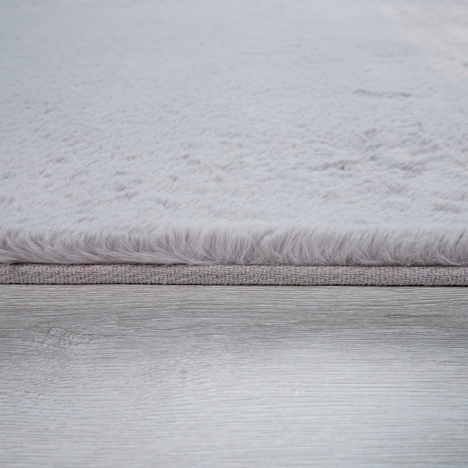 Paco Home Läufer »Rabbit 780« rechteckig 26 mm Höhe Kunstfell, Kaninchenfell-Haptik, ein echter Kuschelteppich, Uni-Farben