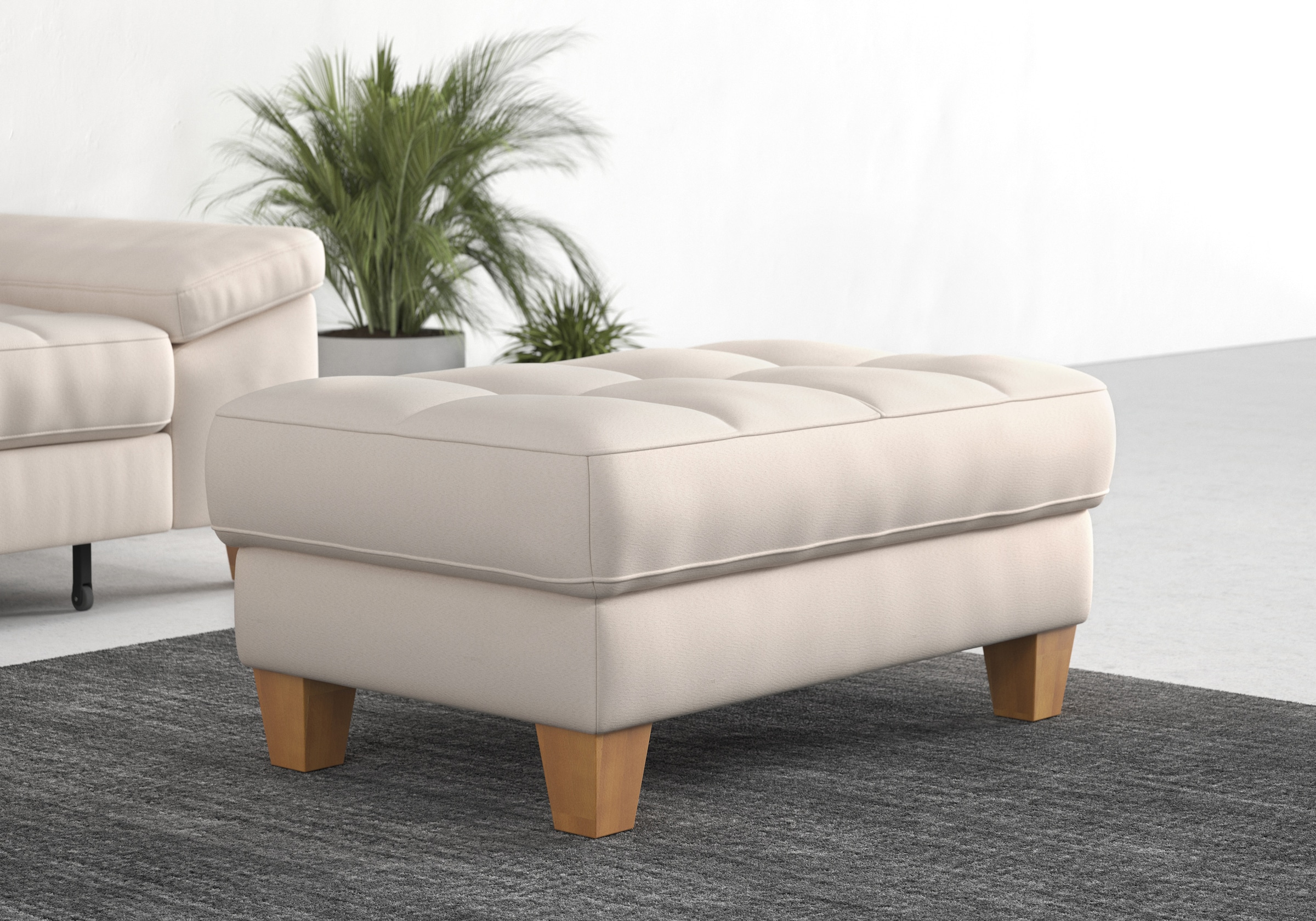 sit&more Stauraumhocker »Westham« wahlewise mit/ohne Federkern