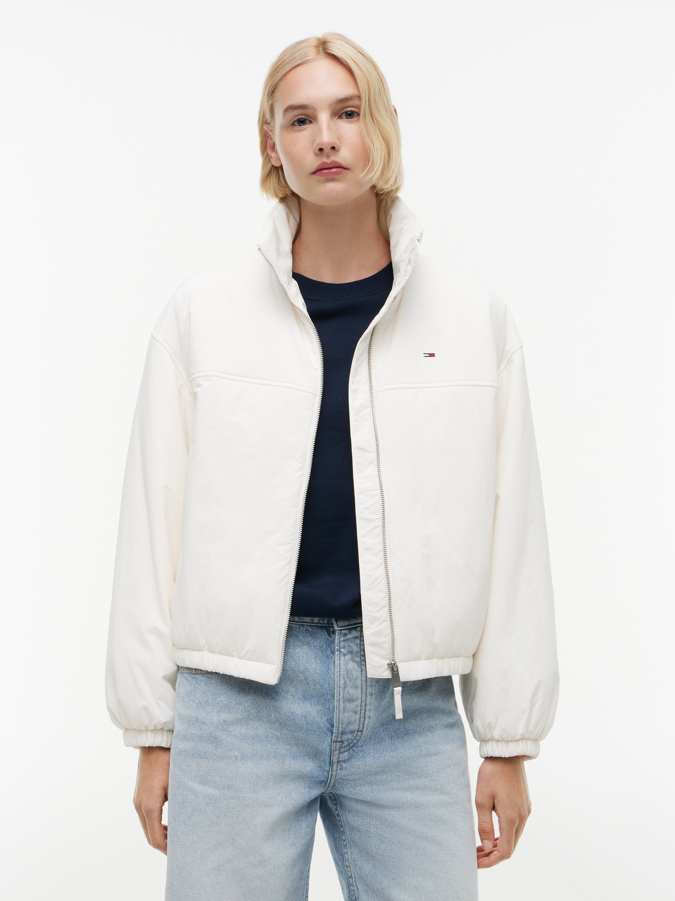 Tommy Jeans Blouson »TJW PADDED HIGH NECK JACKET« fibre synthétique
