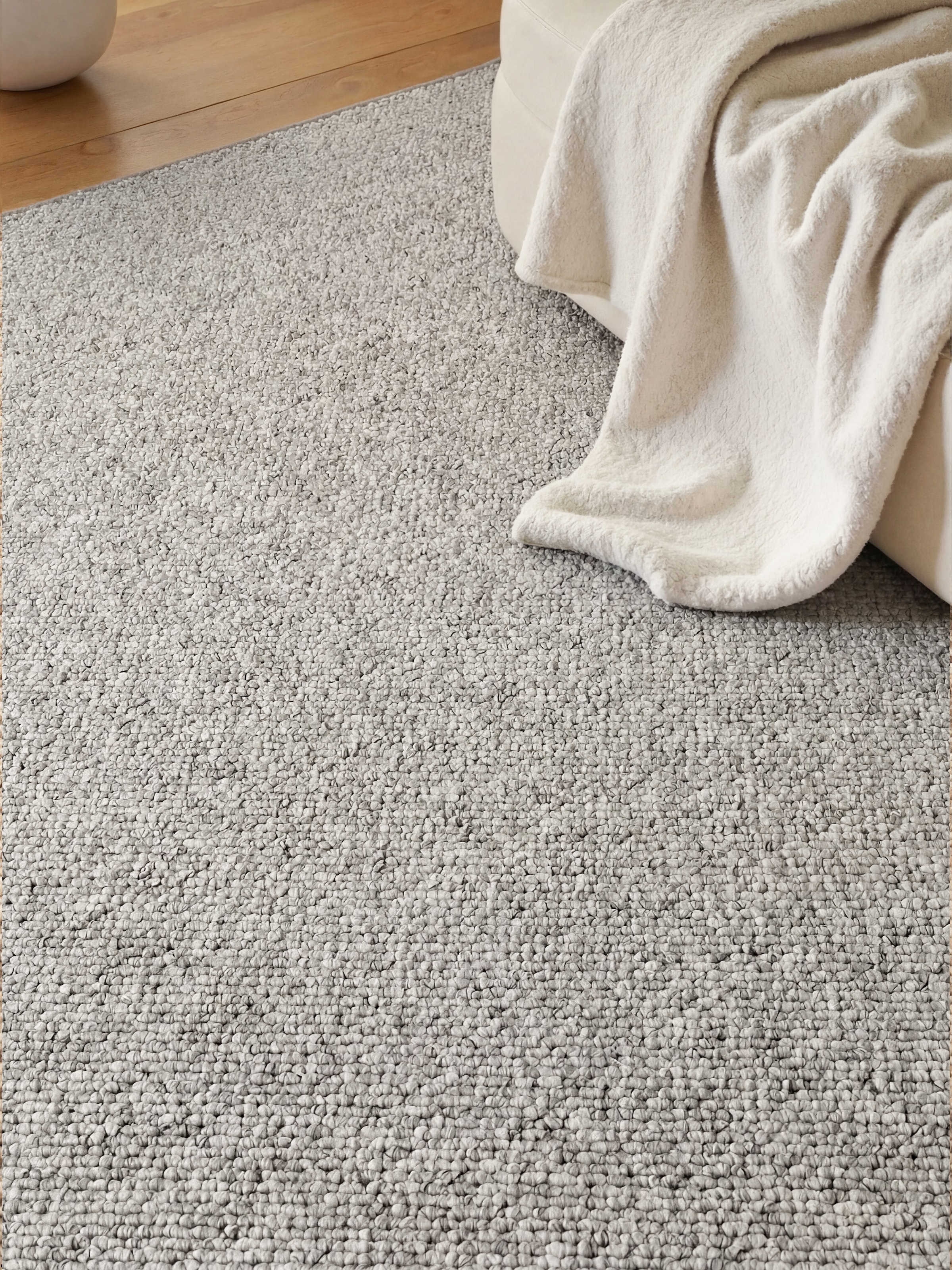 HANSE Home Tapis »Wolly 2« Rectangulaire 12 mm Höhe tissu plat, coureur, style scandinave, aspect laine, salle à manger, salon, couloir
