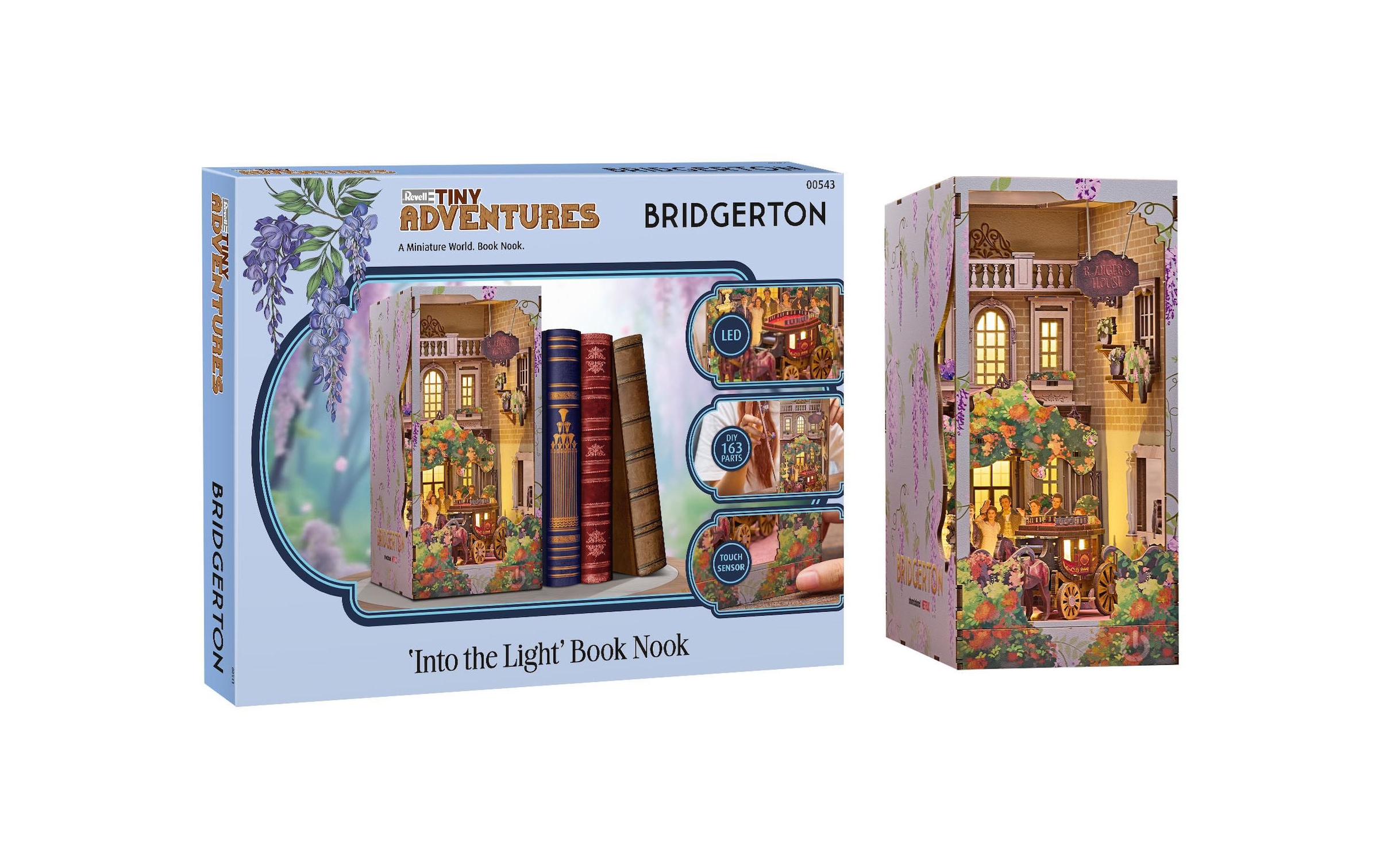 Revell® Kit de modèles réduits »Tiny Adventures – Bridgerton Into the Light Book Nook« 163 cuis tlg.