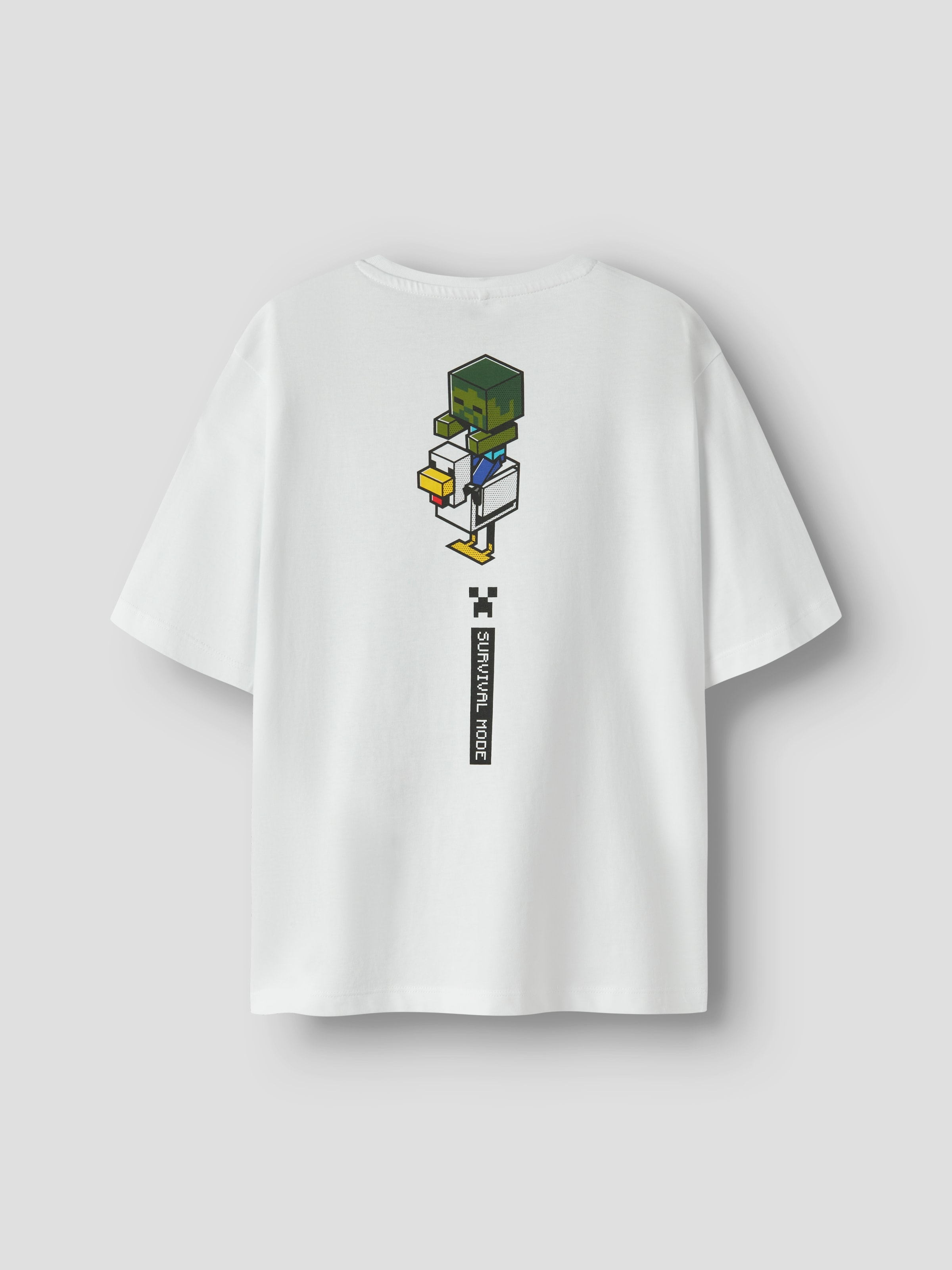 Name It T-shirt »NKMJUN MINECRAFT SS NREG TOPBOX NOOS BIO« coton, coupe régulière