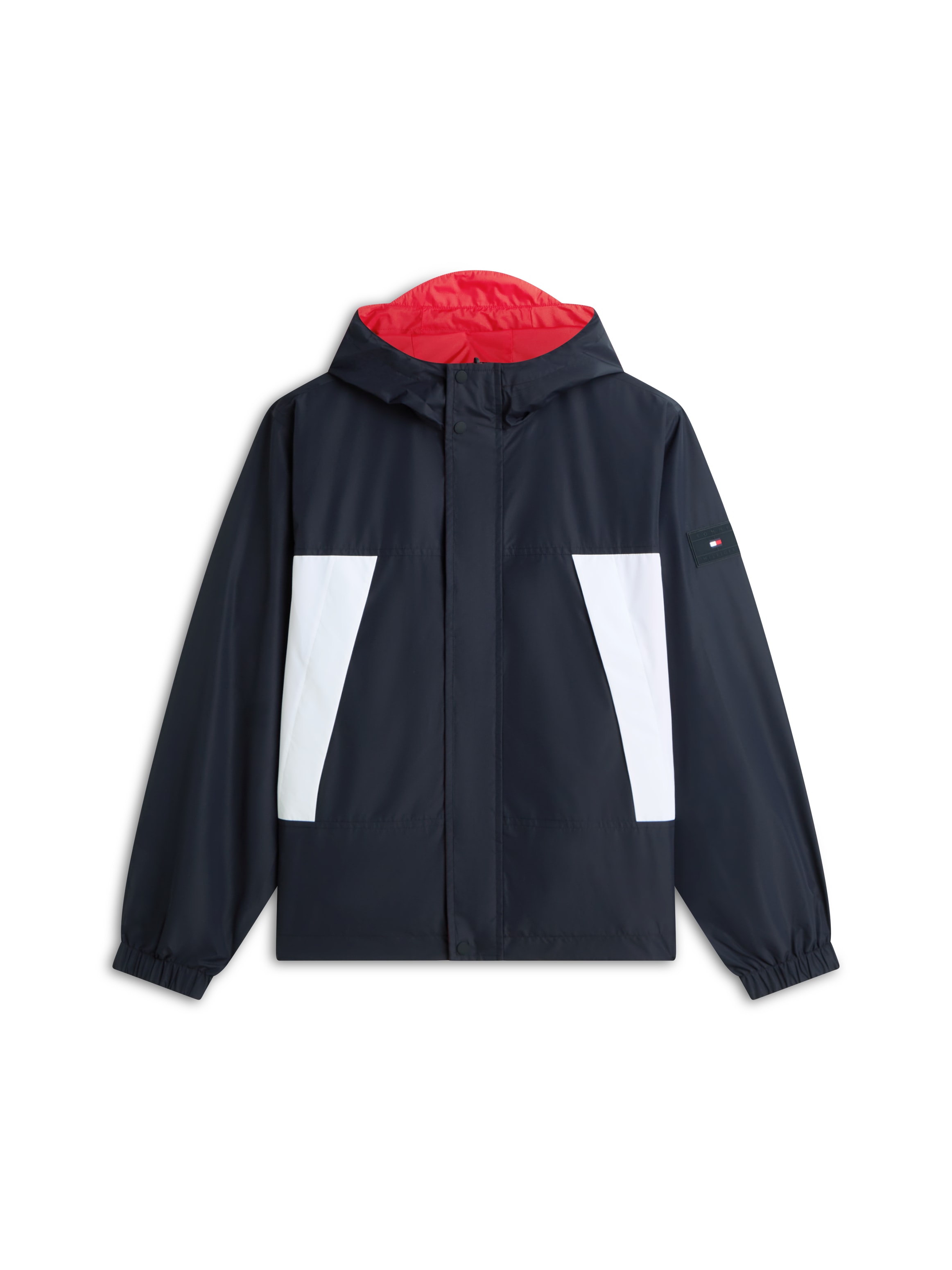 Tommy Hilfiger Wendejacke »REVERSIBLE COLOR BLOCK« mit Kapuze wasserfeste Regenjacke, Regular fit zum Wenden