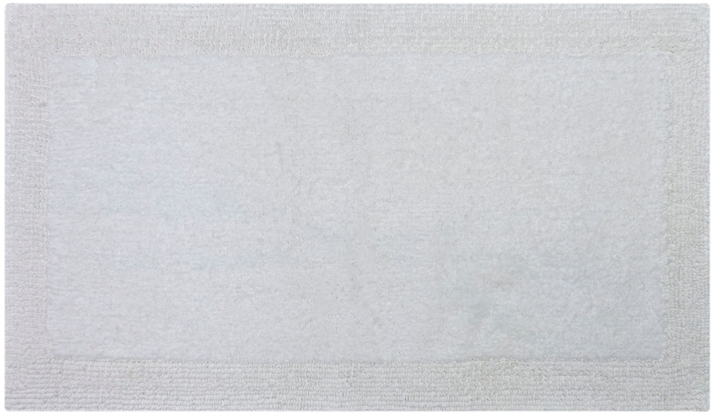 my home Badematte »Kapra, Badvorleger, Badezimmer Teppich« Höhe 14 mm beidseitig nutzbar | fussbodenheizungsgeeignet | strapazierfähig mit Bordüre, Badteppich, Badematte, Baumwolle