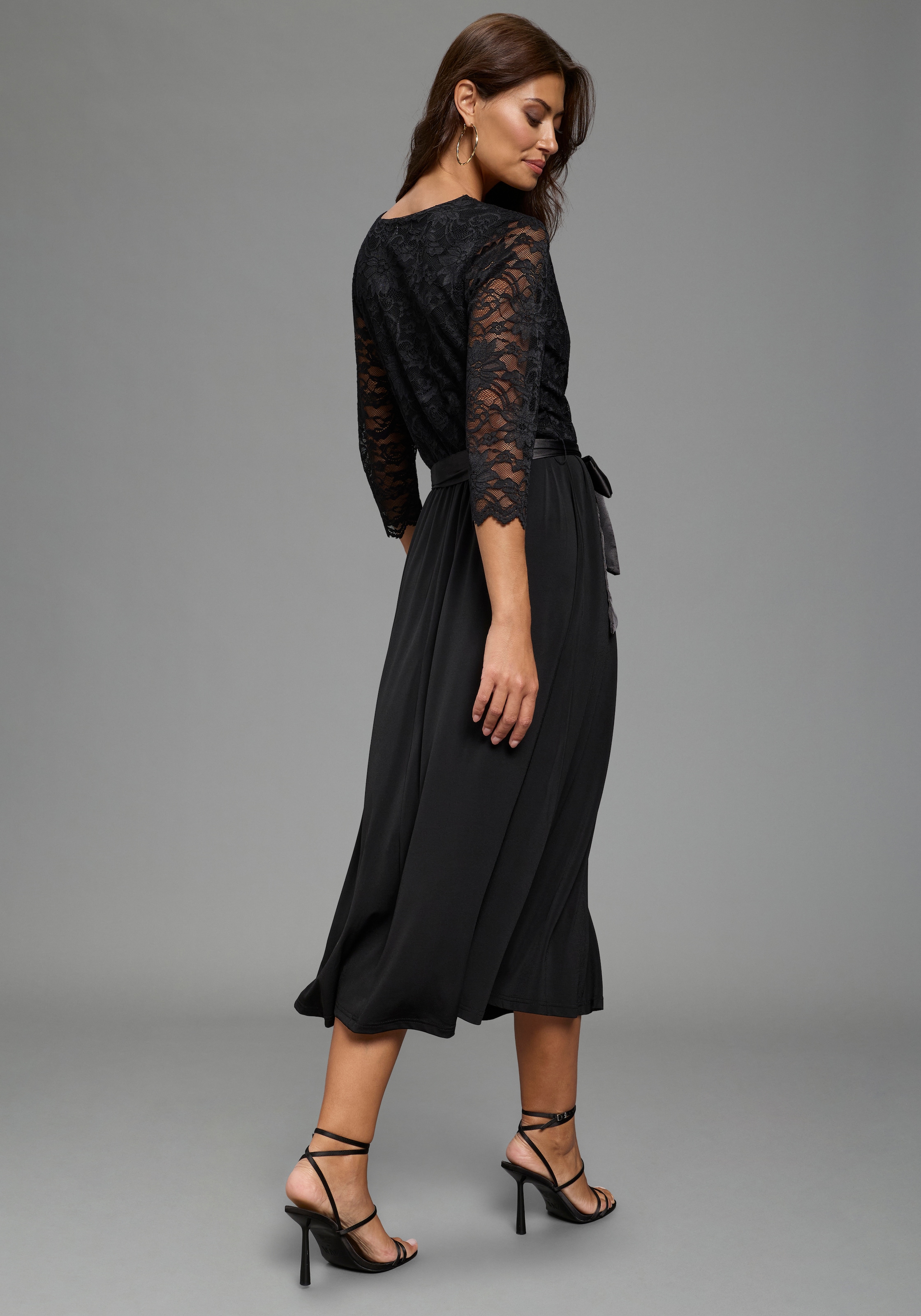 Laura Scott Robe de soirée für elegante Anlässe, aus Spitze und Jersey