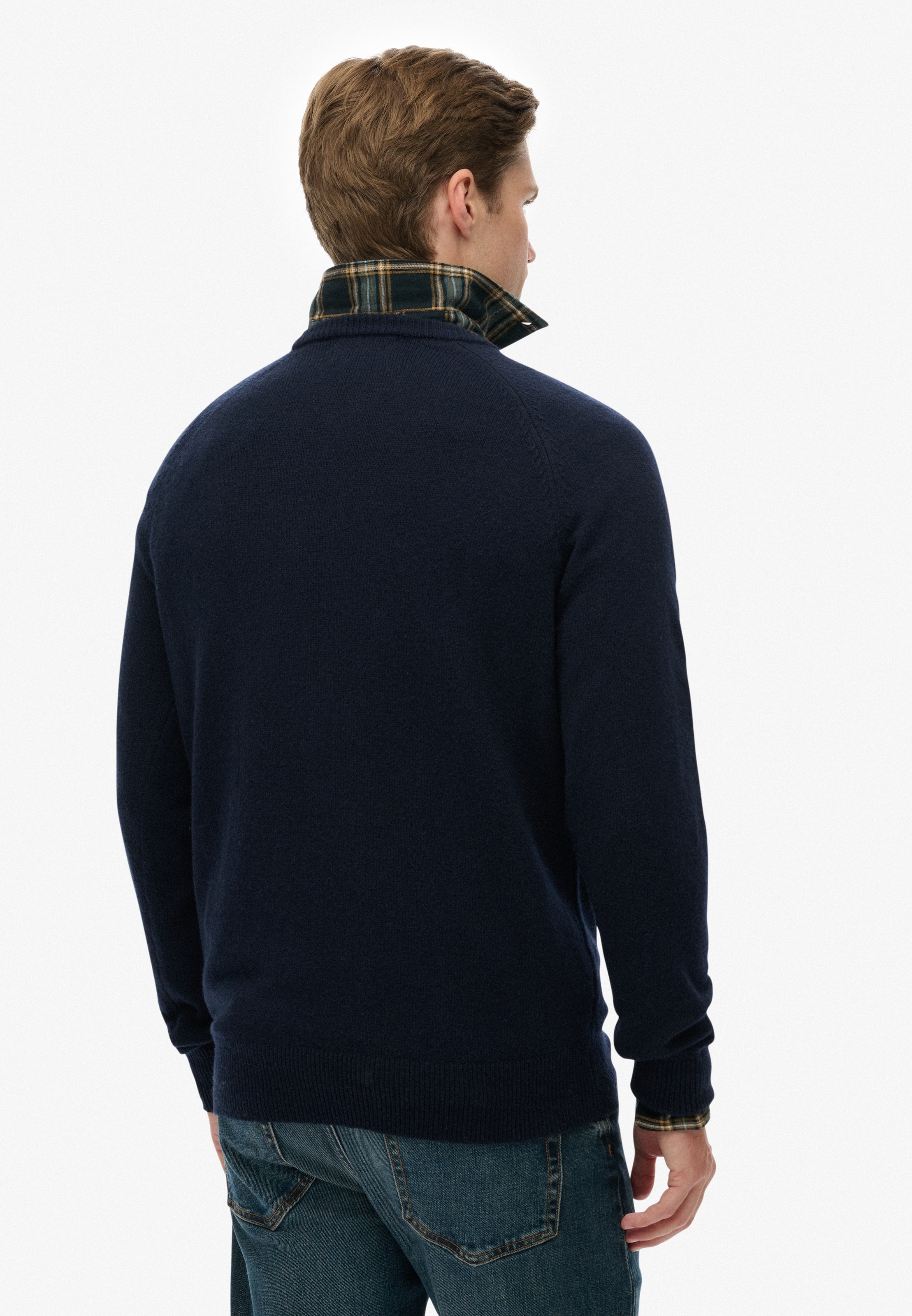 Superdry Strickpullover »WOOL BLEND JUMPER«