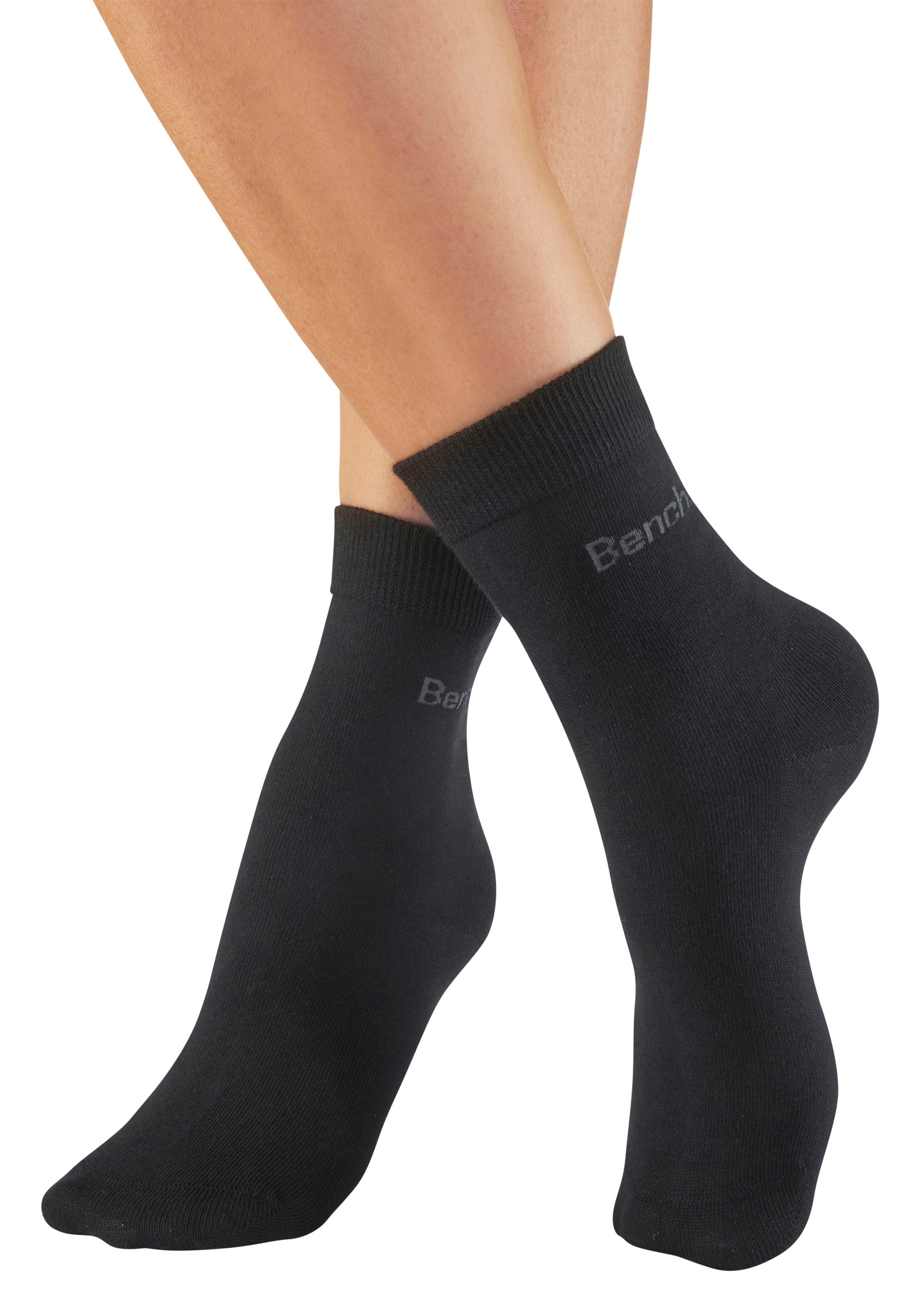 Bench. Basicsocken »Damen Logosocken« Packung, 8 Paar tlg. klassisch mit Baumwolle