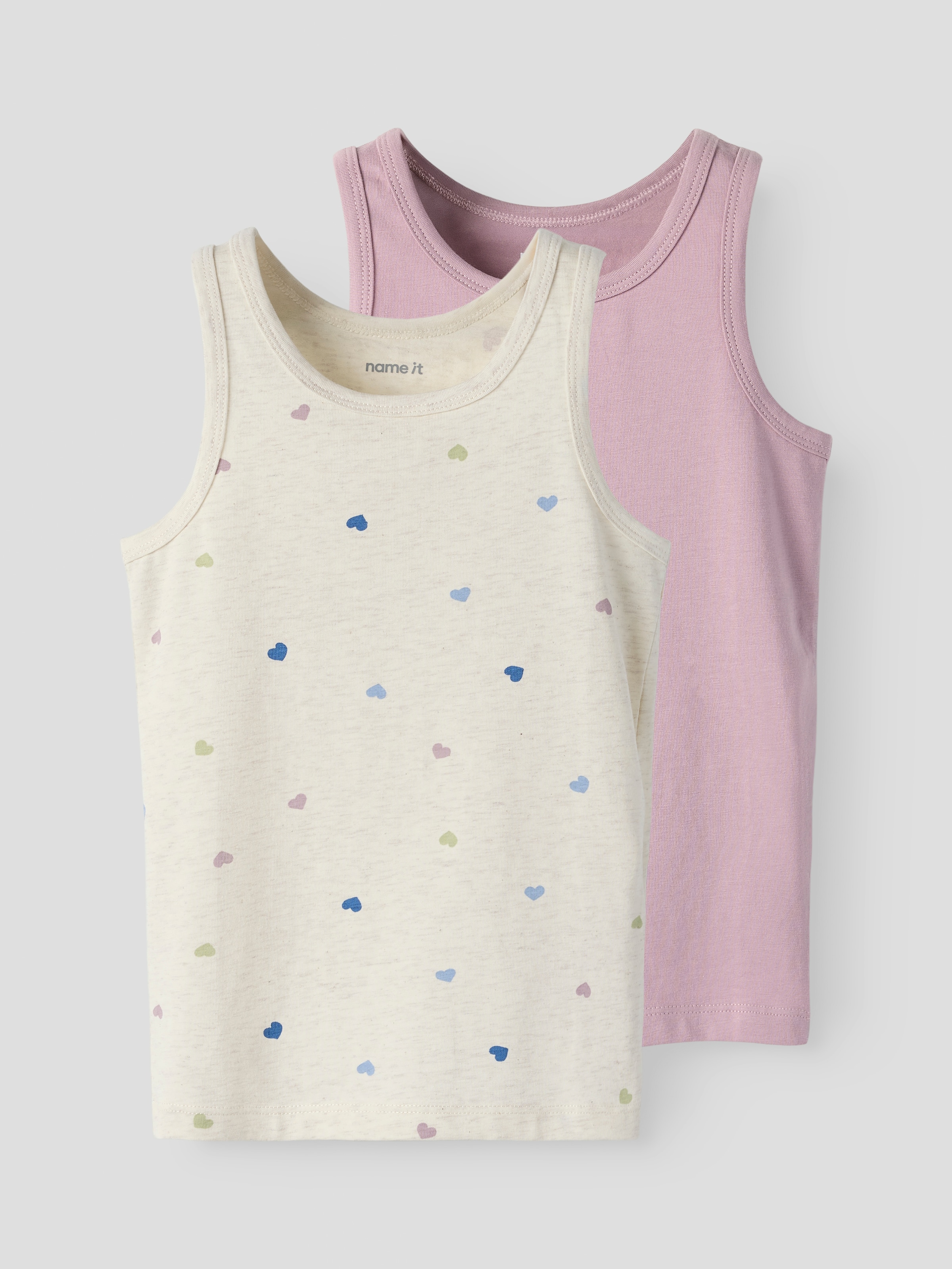 Name It Unterhemd »NMFTANK TOP 2P PEYOTE HEARTS NOOS« Packung, 2 Stk.