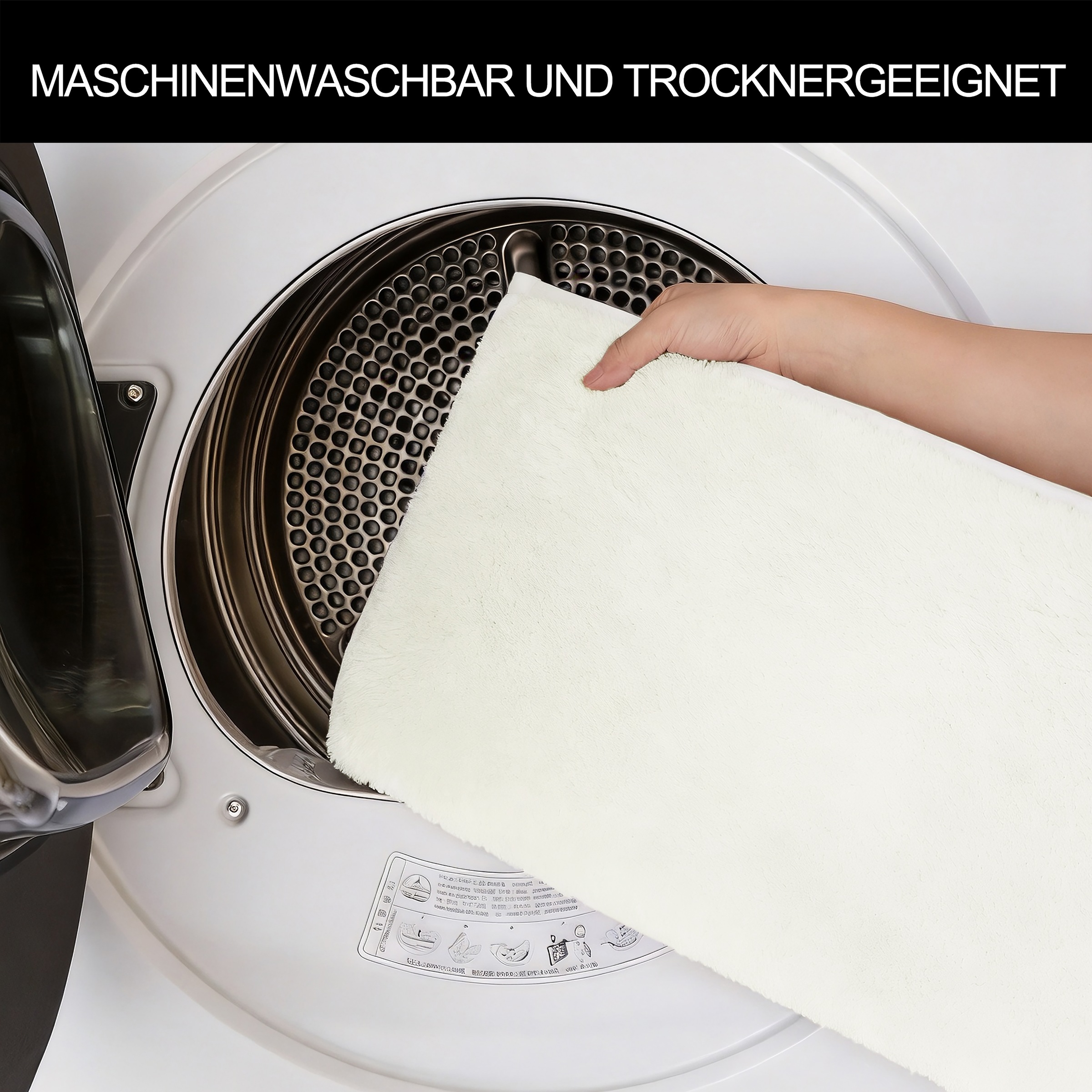 GOODproduct Badematte »Cali, Badvorleger, Badezimmer Teppich, Duschvorleger« Höhe 10 mm rutschhemmend beschichtet fussbodenheizungsgeeignet | schnell trocknend weich, Uni Farben, auch als Teppich erhältlich