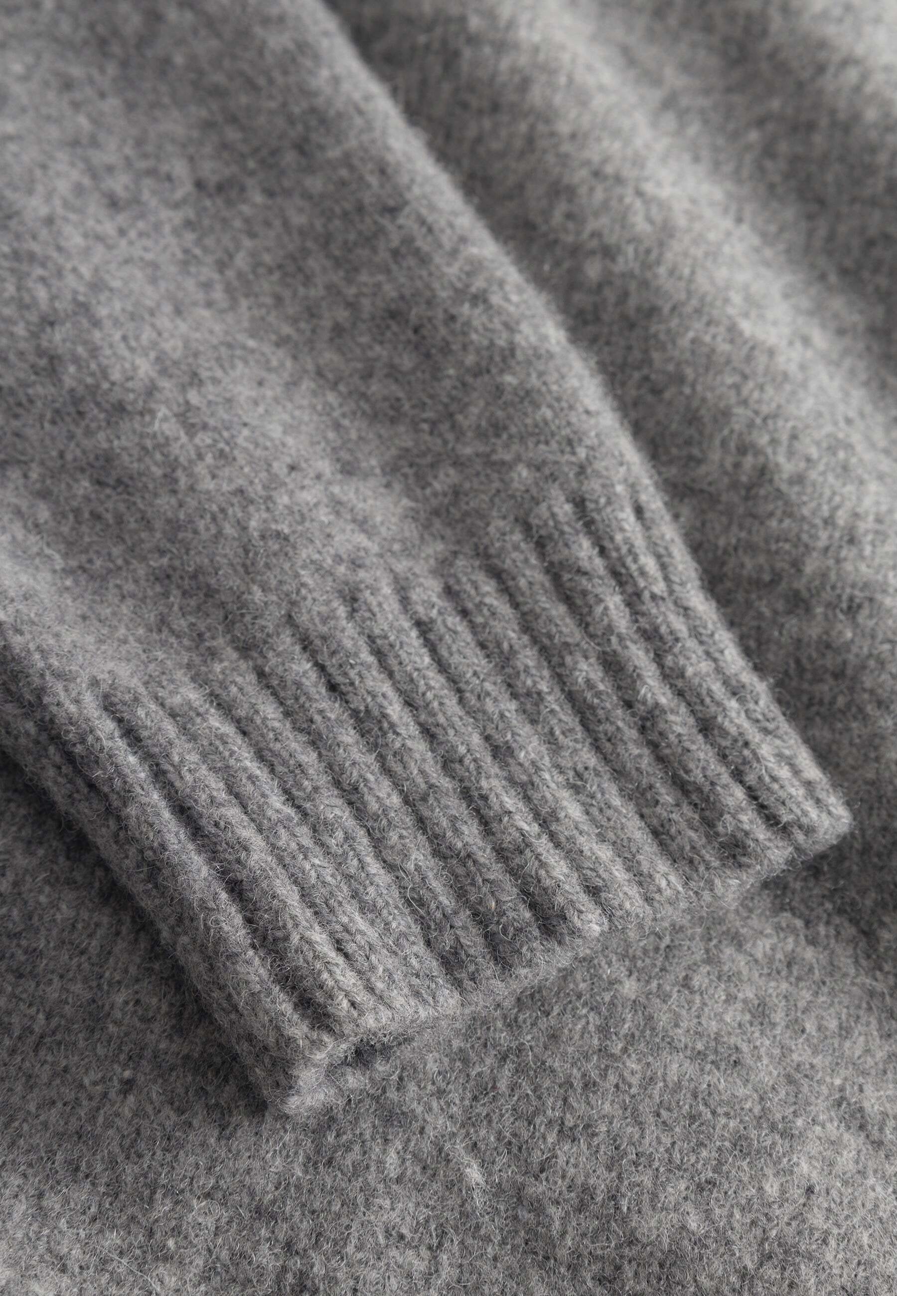 colours & sons Strickpullover »colours & sons Strickjacke Bomberjacket«