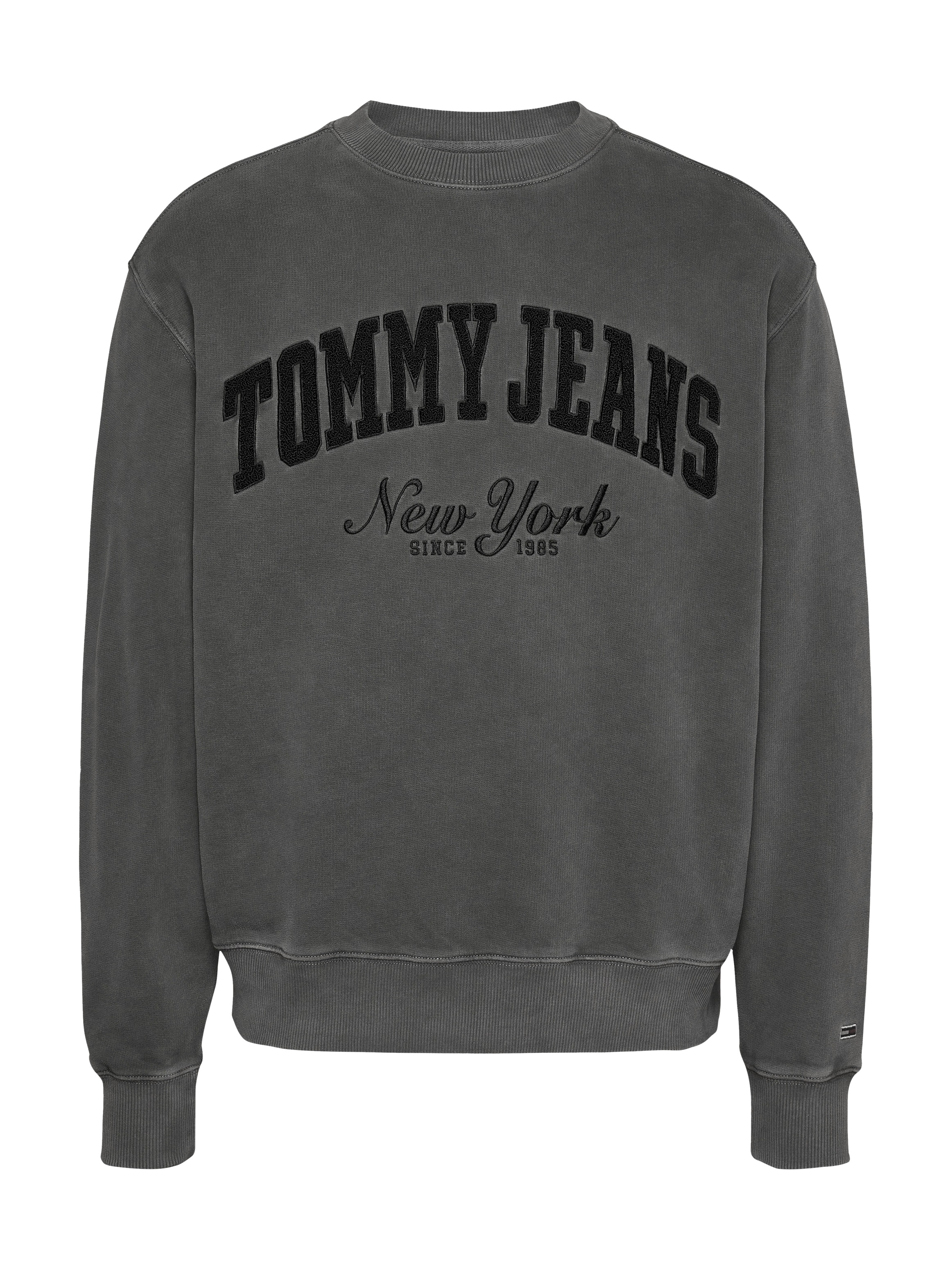 Tommy Jeans Sweatshirt »TJM RLX VINTAGE VARSITY CREW«, mit grossem Logo
