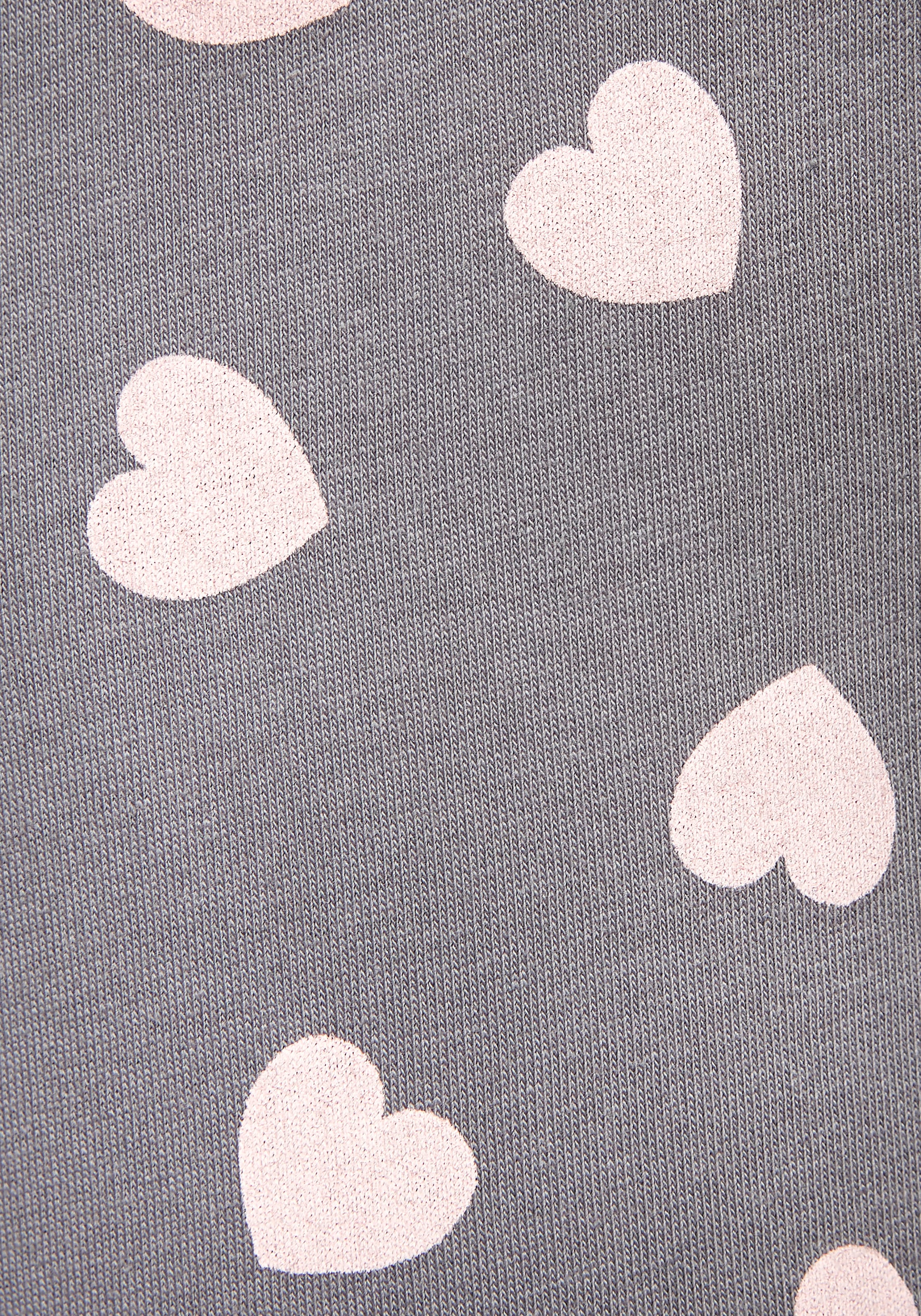 Vivance Dreams Pyjama Set, 2-teilig, 2 tlg. mit süssem Herzmuster