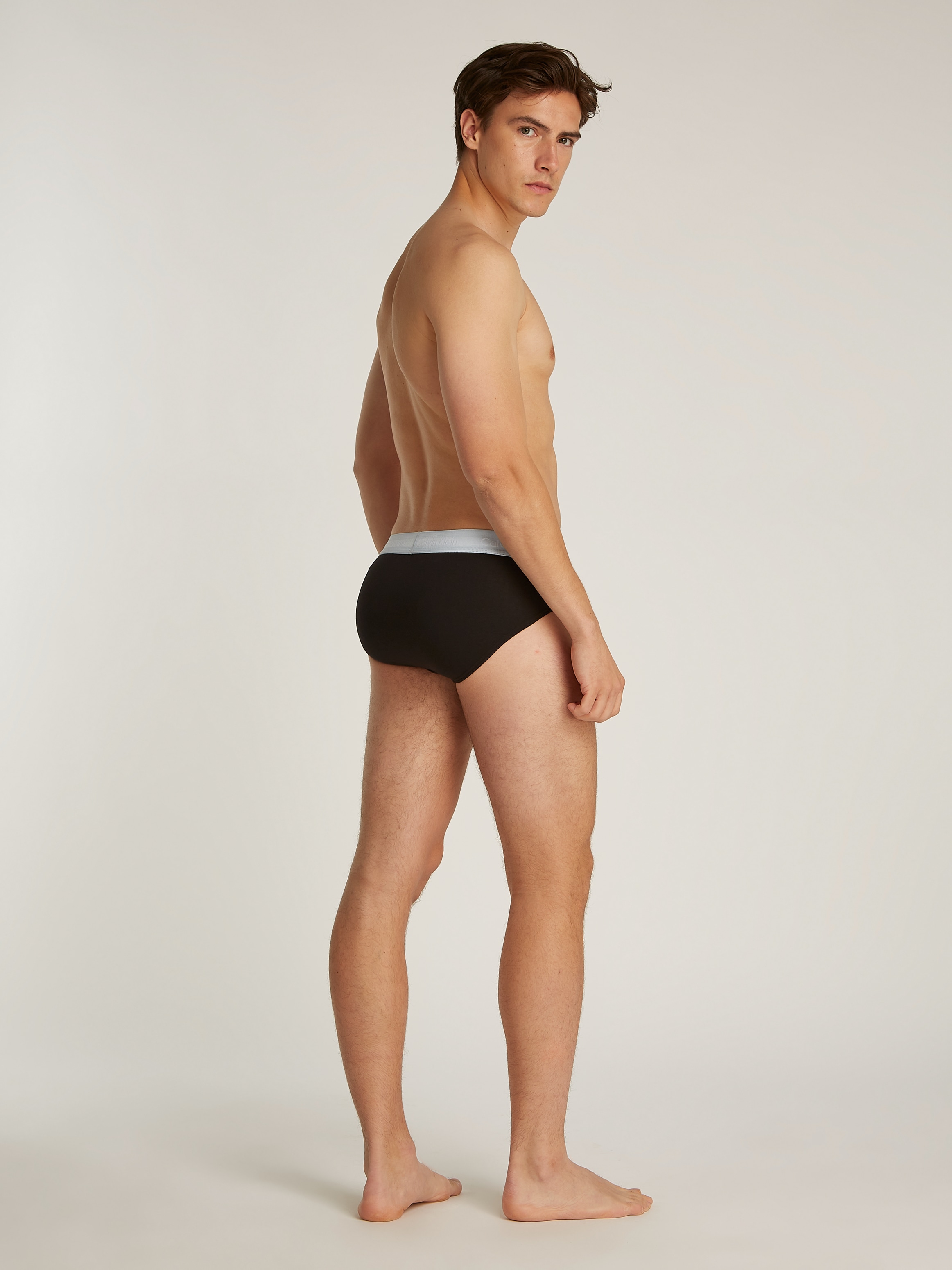 Calvin Klein Underwear Hipster »CK HIP BRIEF 3PK« 3 cuis mit farbigem Webbund