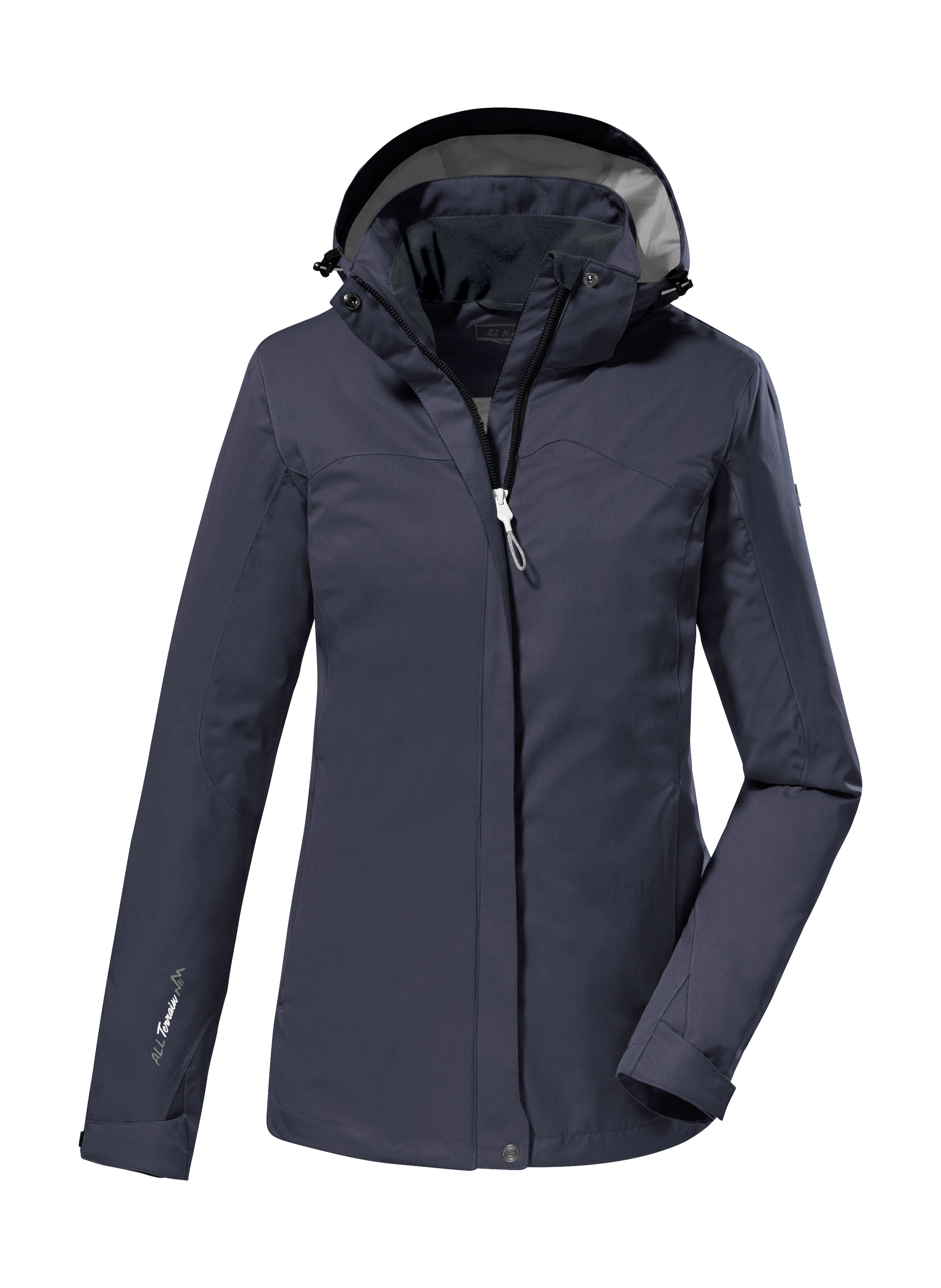 Killtec Funktionsjacke »KOS 133 WMN JCKT« Wasser- und winddichte Damenjacke mit abnehmbarer Kapuze