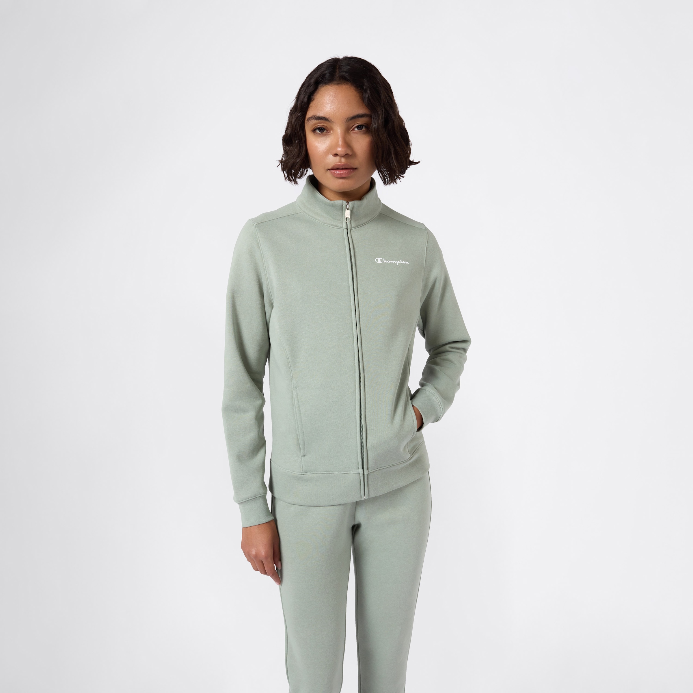 Champion Jogging »Full Zip Sweatsuit« 2 cuis zweiteilig, aus Baumwollmischung, mit durchgehendem Reissverschluss