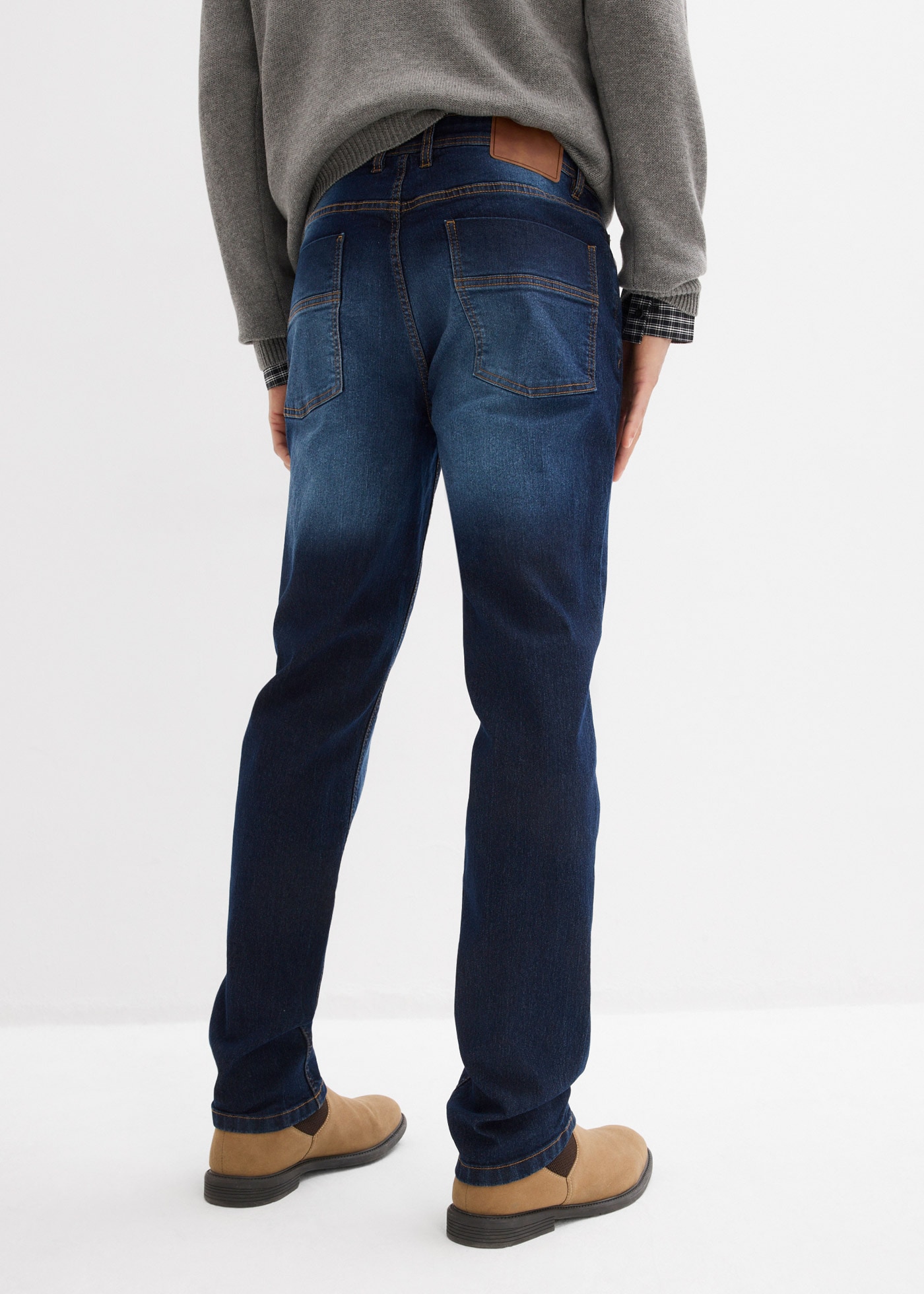 bonprix Jeans coupe régulière Paquet, 2 Regular Fit, gerader Schnitt, im 2er-Pack