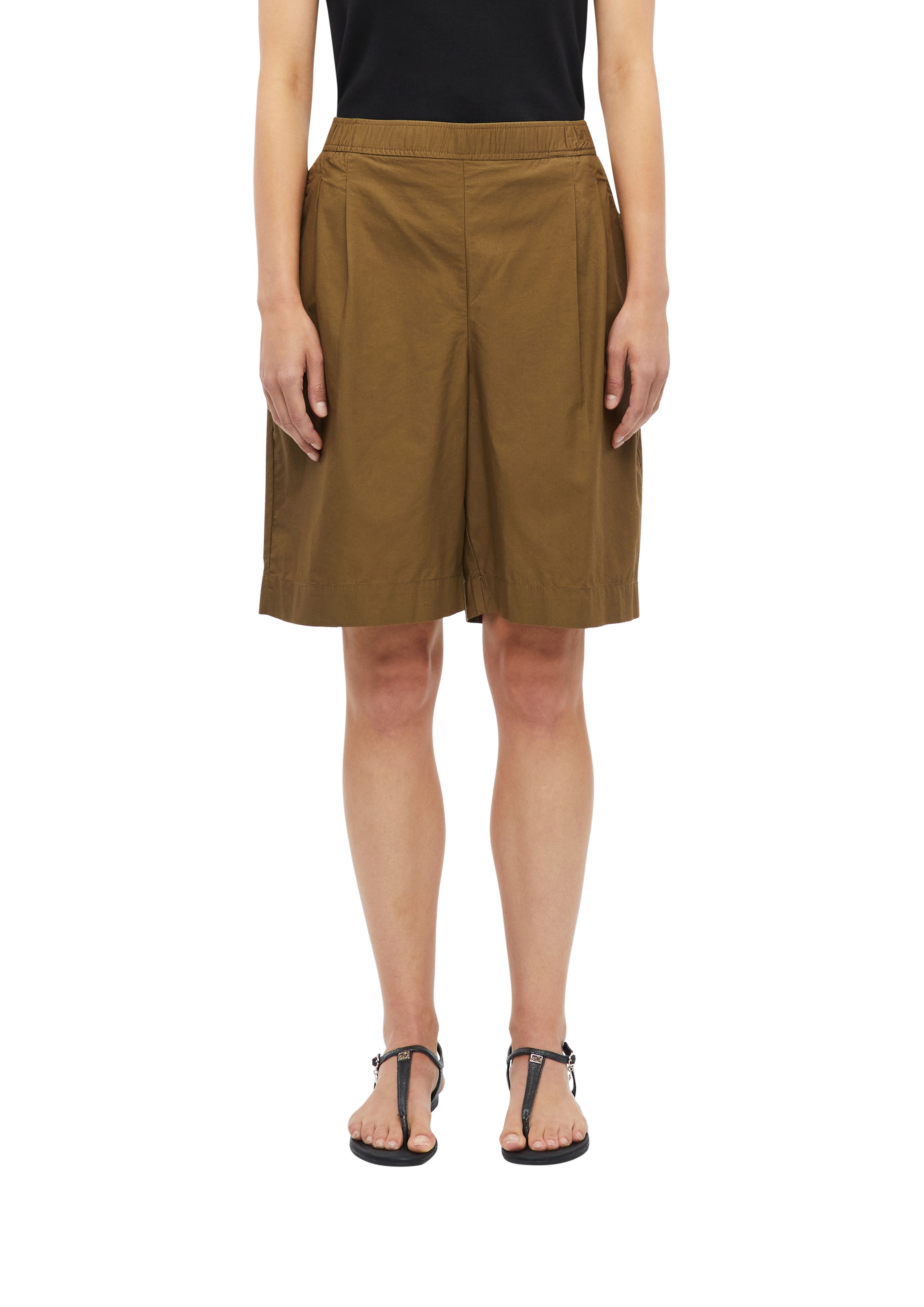 s.Oliver Bermuda  Short long avec ceinture élastique