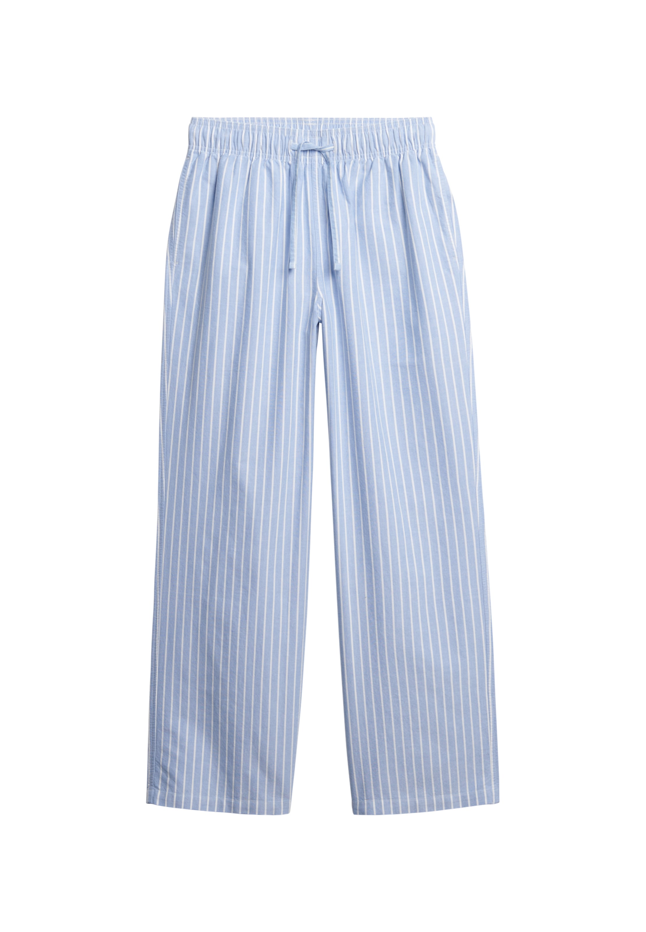 Superdry Pantalon cargo »COTTON STRIPE ELASTIC TROUSER«  en coton et jersey, coupe décontractée, aspect rayé