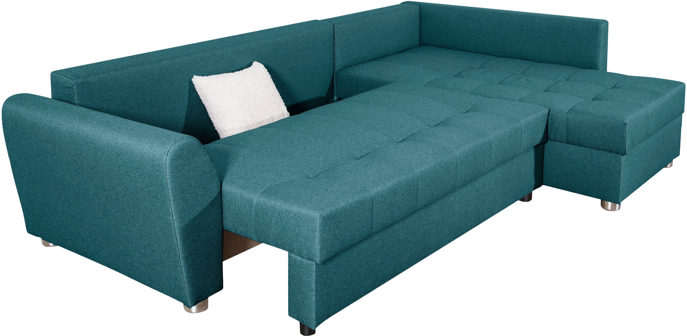 COLLECTION AB Ecksofa »JANA XL-Sofa L-Form« inkl. Bettfunktion, Bettkasten und Bonnelfederkern