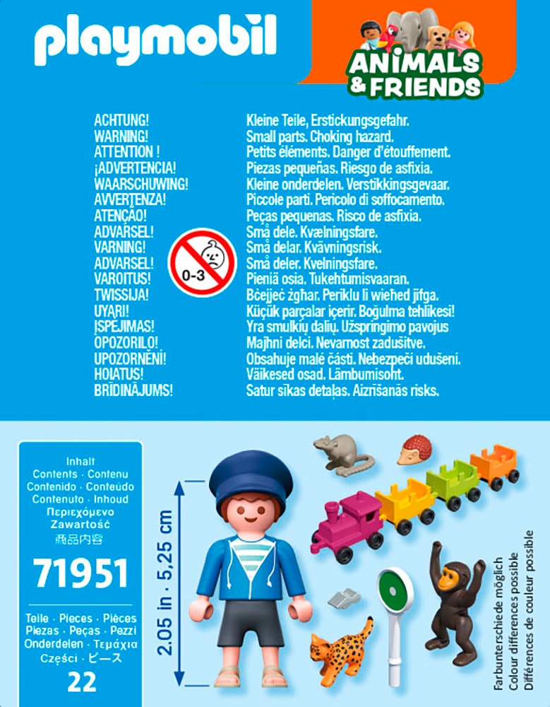 Playmobil® Jeu de construction »Kleine Lokausfahrt (71951), Animals & Friends« fabriqué en Europe