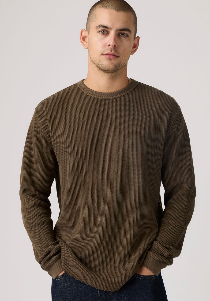 Levi's® Langarmshirt Waffelstruktur
