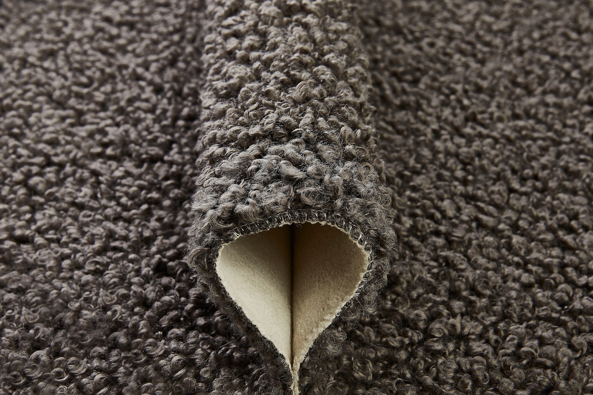 my home Fellteppich »Lapua« fellförmig 25 mm Höhe Uni Farben, weich & flauschig, ideal im Wohnzimmer & Schlafzimmer